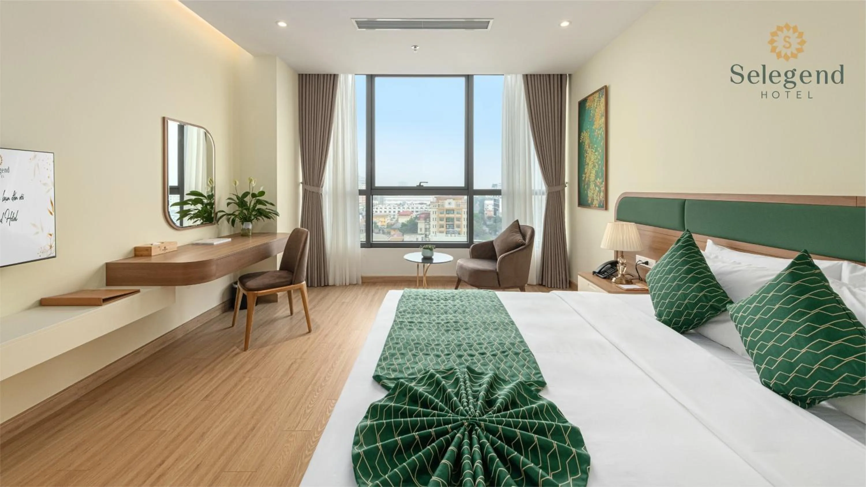 Bed in Selegend Hotel Thái Bình