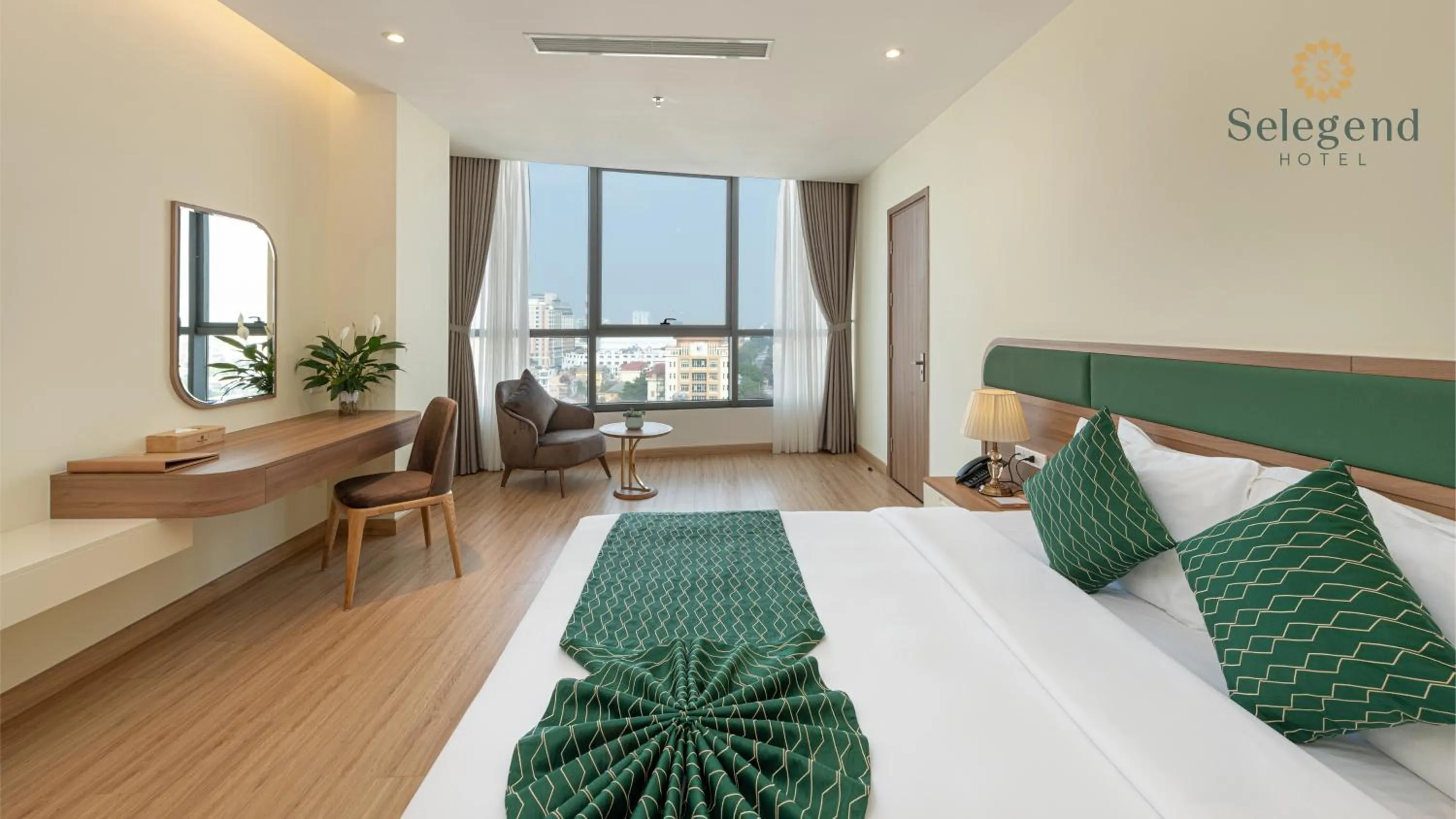 Bedroom, Bed in Selegend Hotel Thái Bình