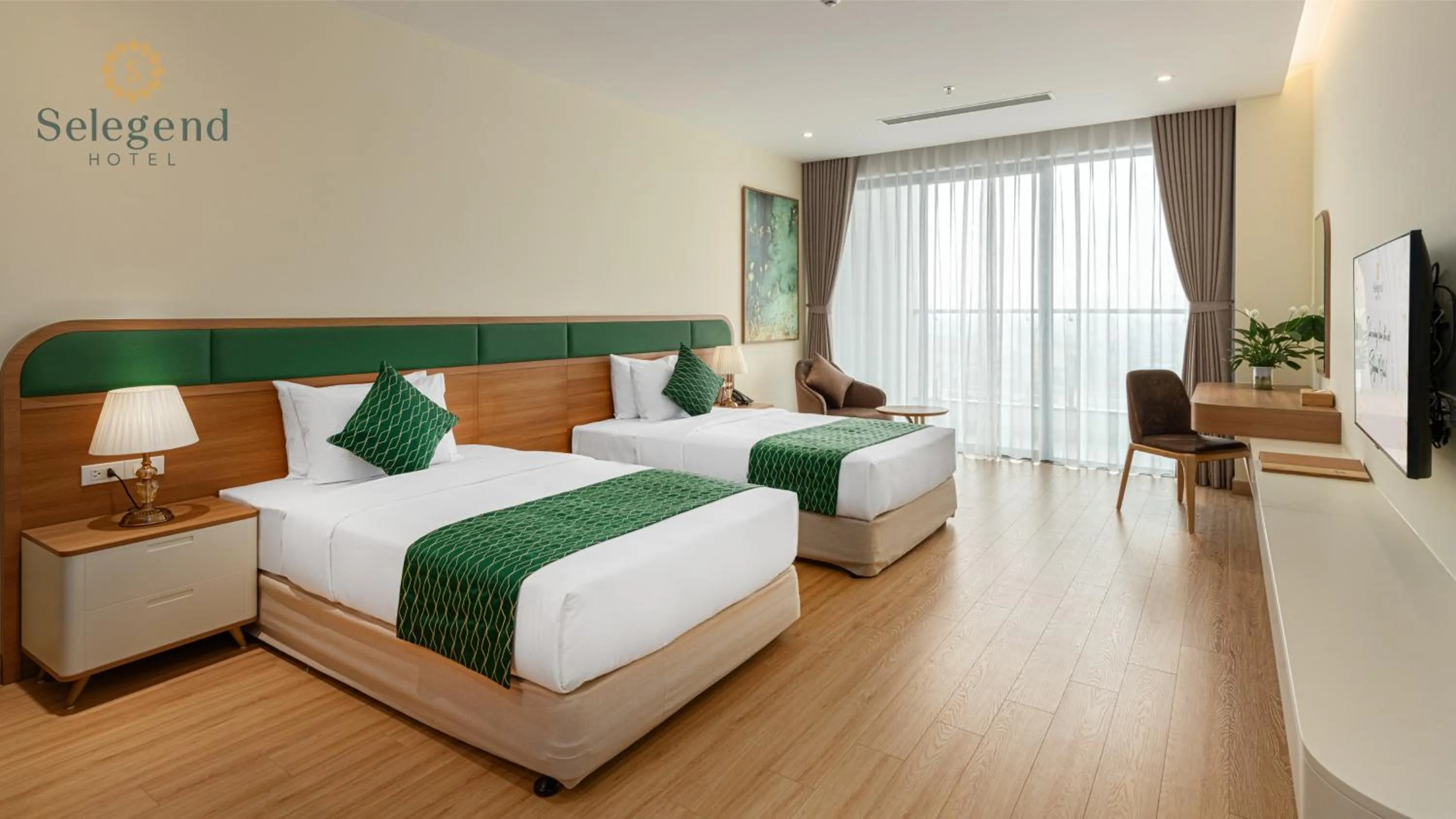 Bed in Selegend Hotel Thái Bình