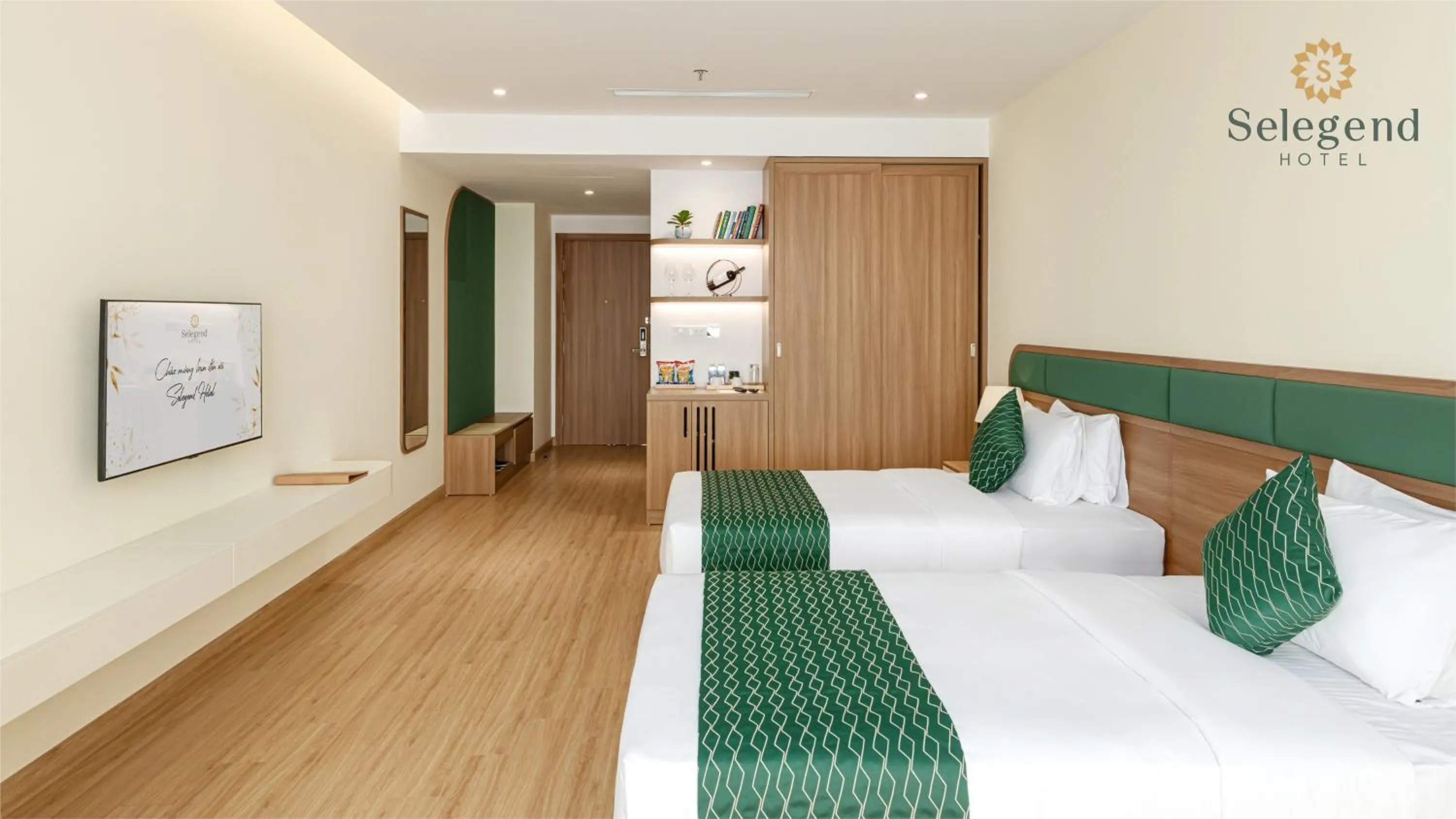 Bedroom, Bed in Selegend Hotel Thái Bình