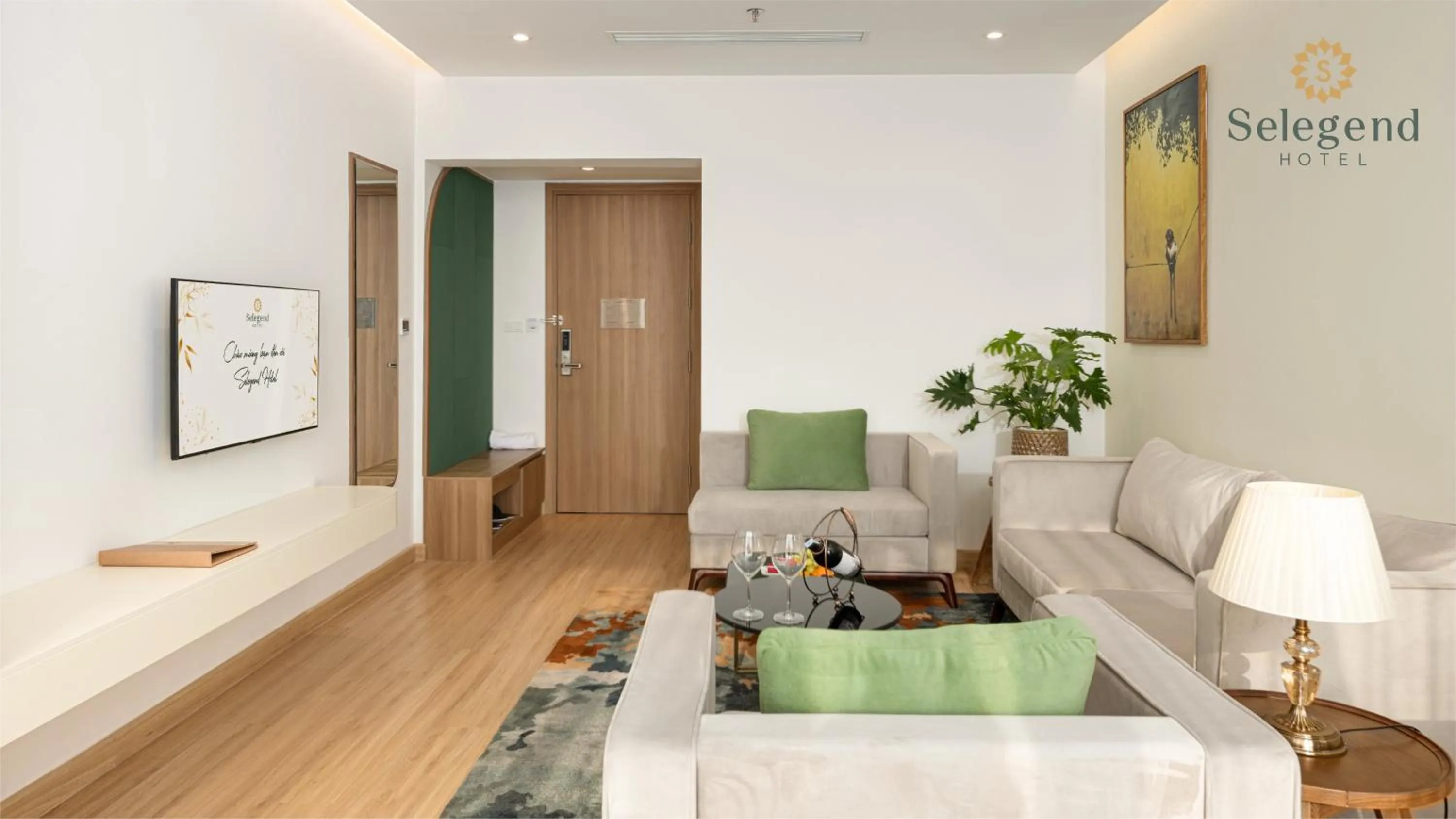 Living room in Selegend Hotel Thái Bình
