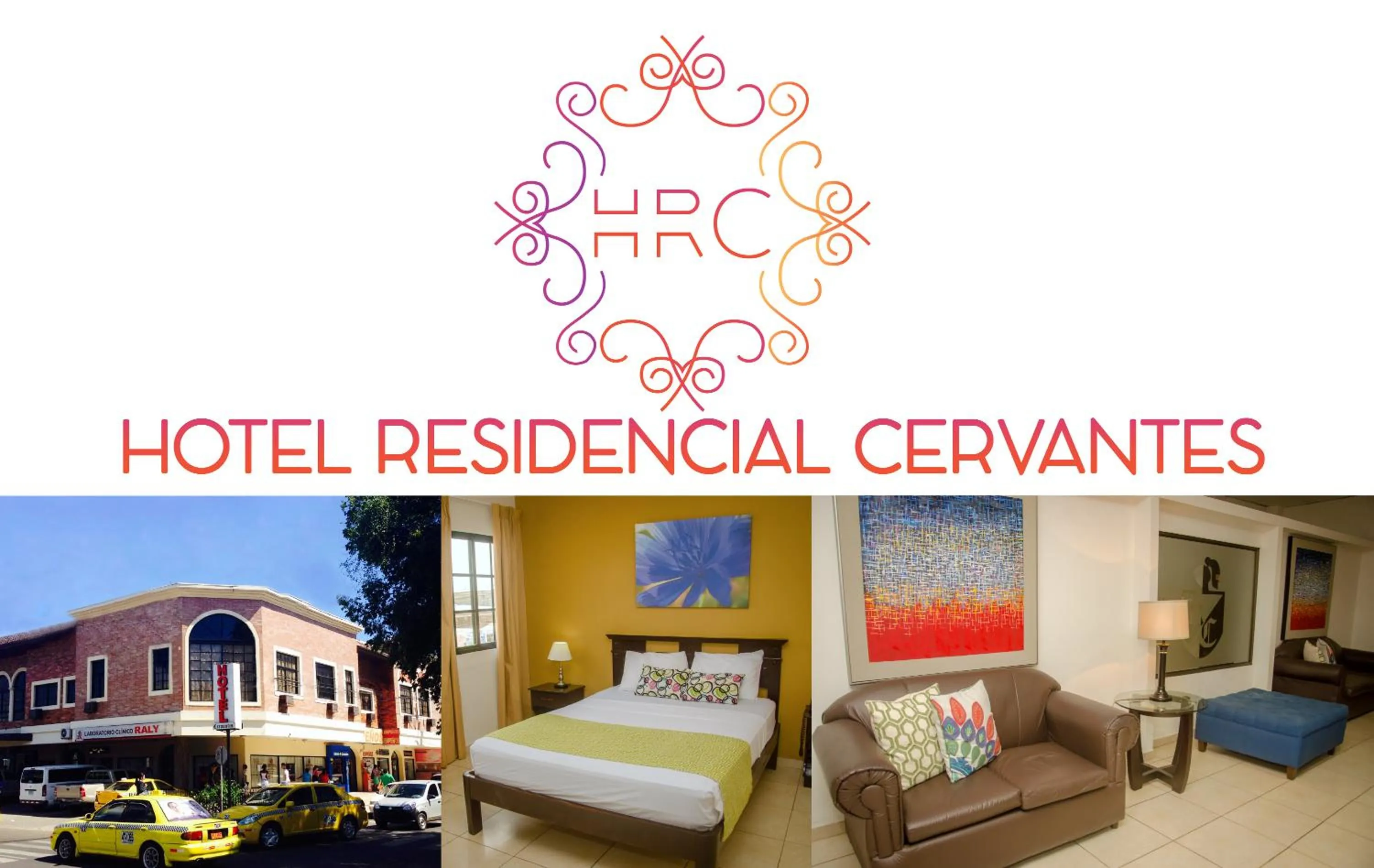 Property logo or sign in Hotel Residencial Cervantes