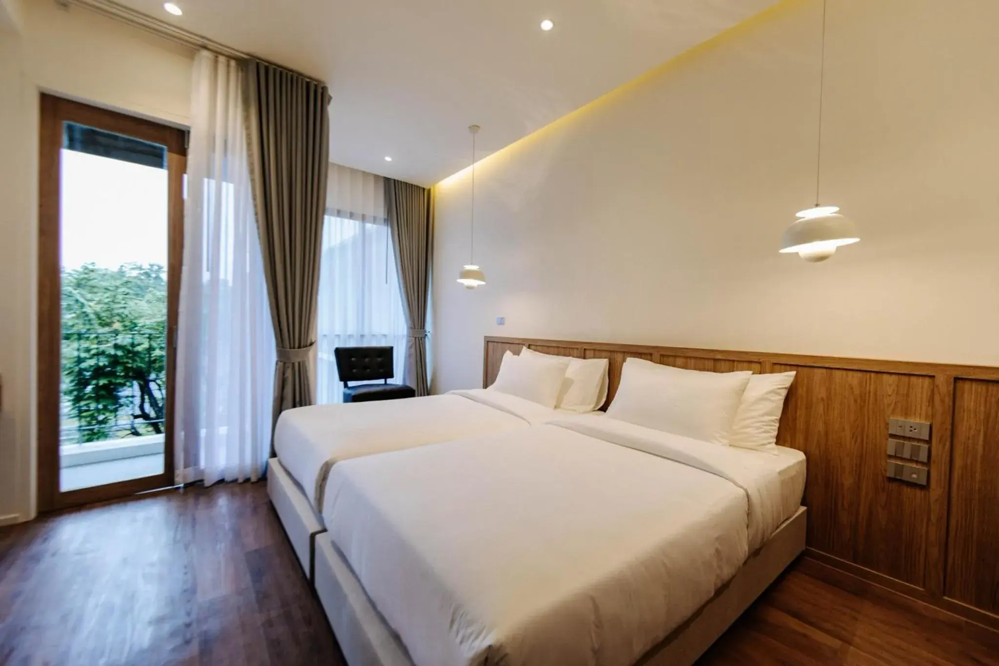 Deluxe Twin Room in Shanti-Retreat Hotel Deluxe Twin Room in Shanti-Retreat Hotel