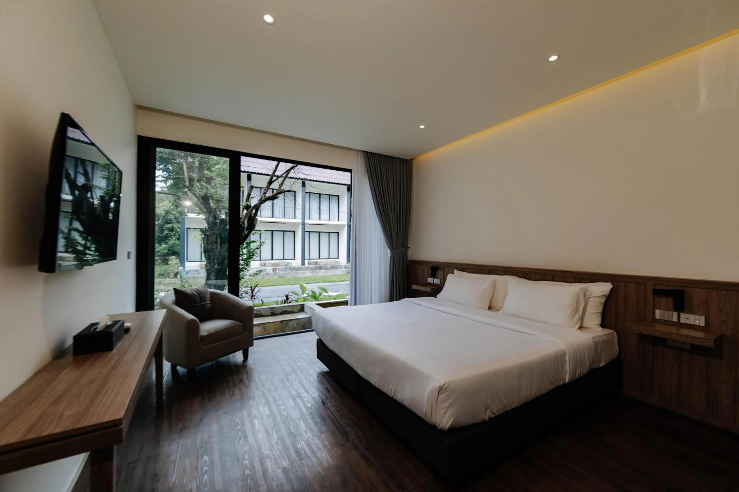 Bed in Shanti-Retreat Hotel