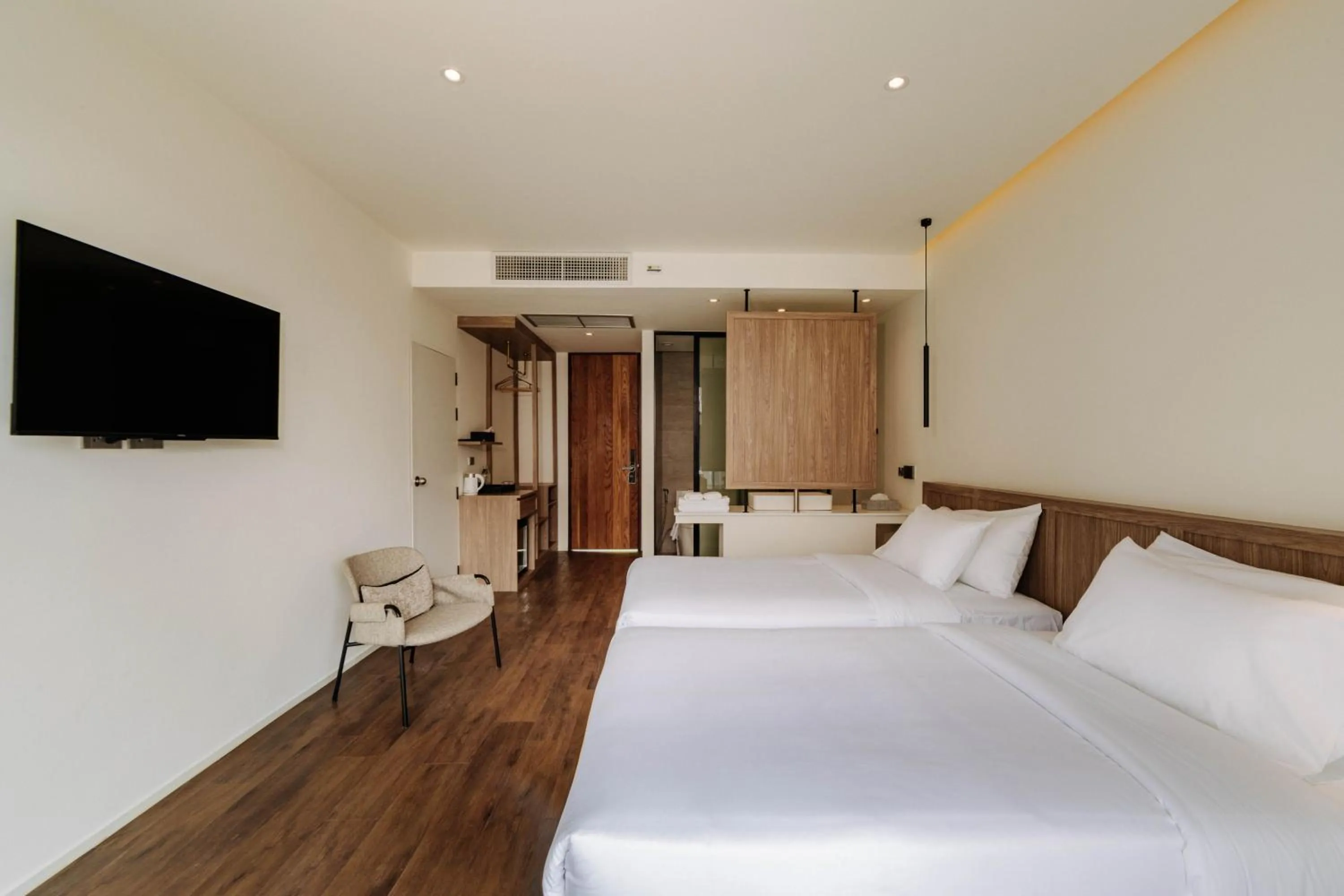 Bed in Shanti-Retreat Hotel