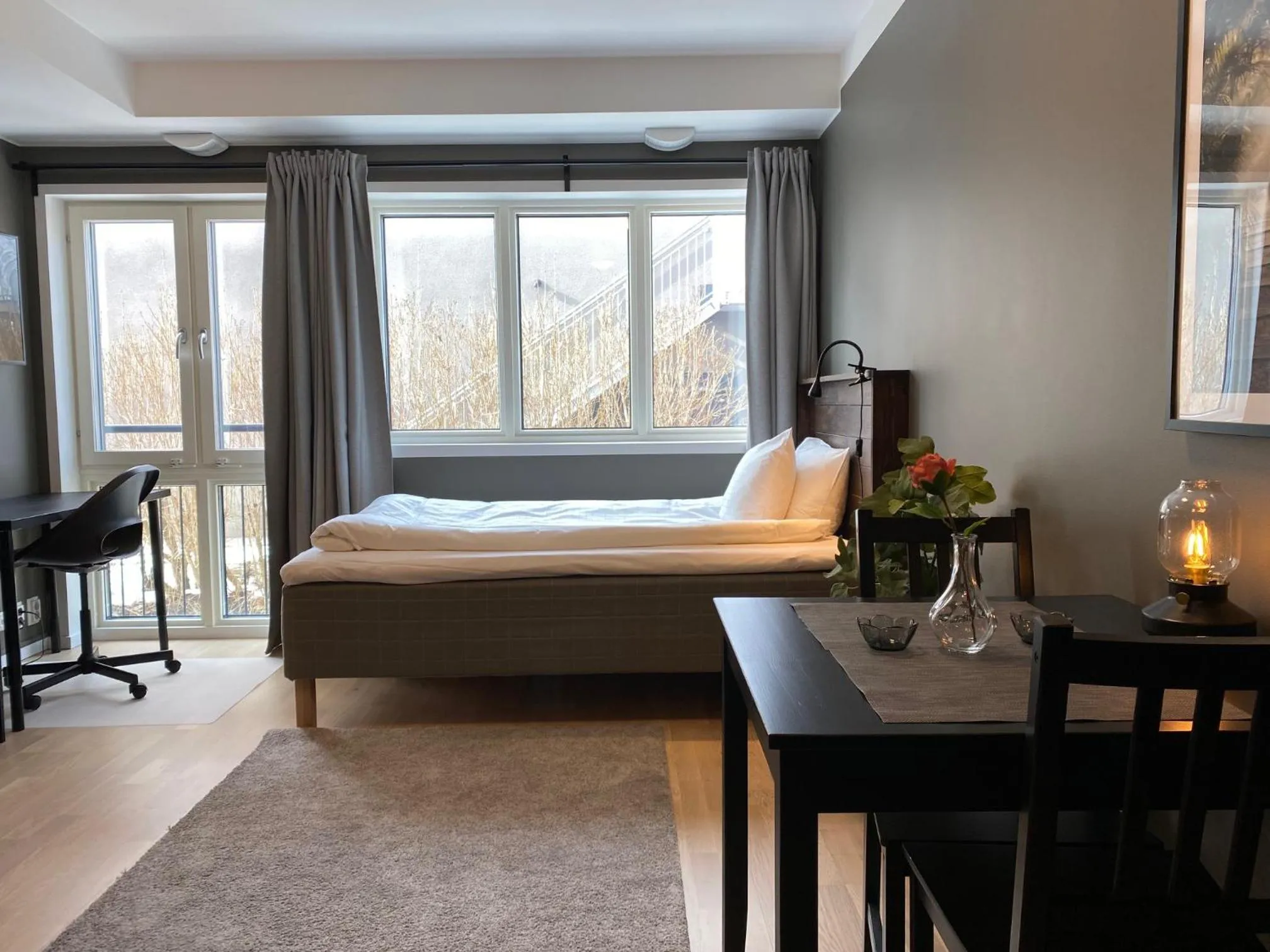 Bed in Magnolia House Norrviken