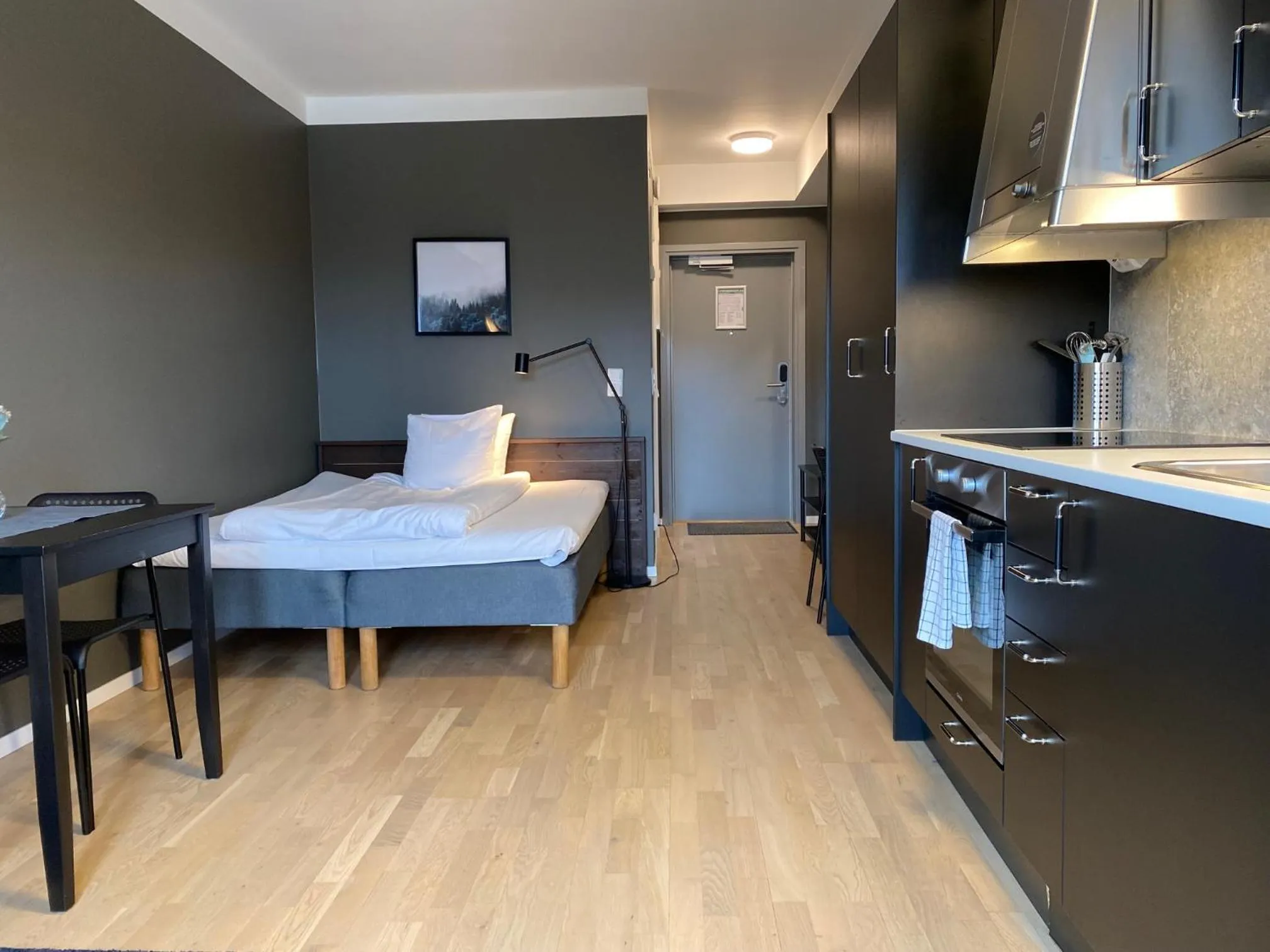 Bed in Magnolia House Norrviken