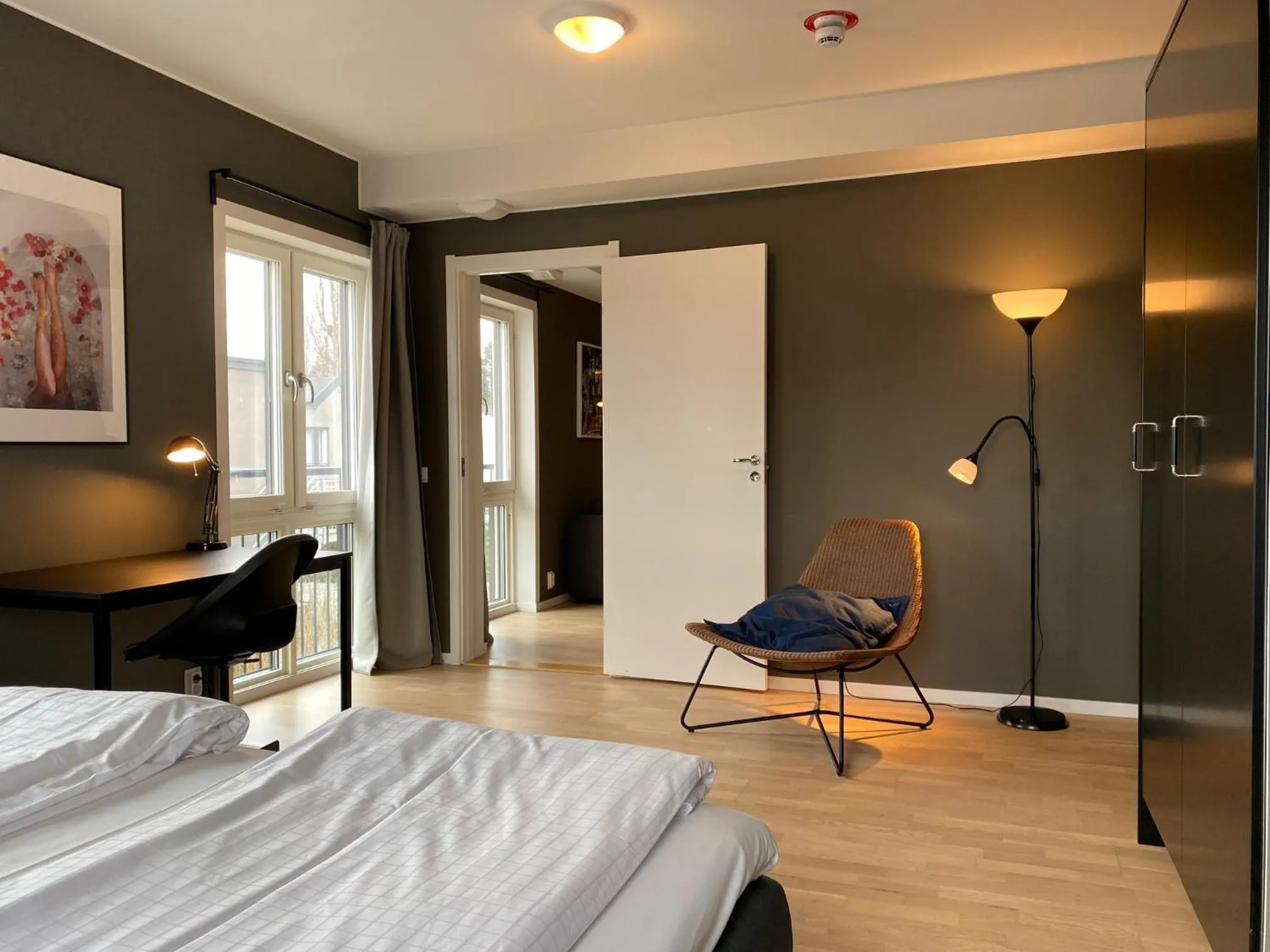 Bed in Magnolia House Norrviken