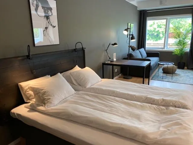 Bed in Magnolia House Norrviken