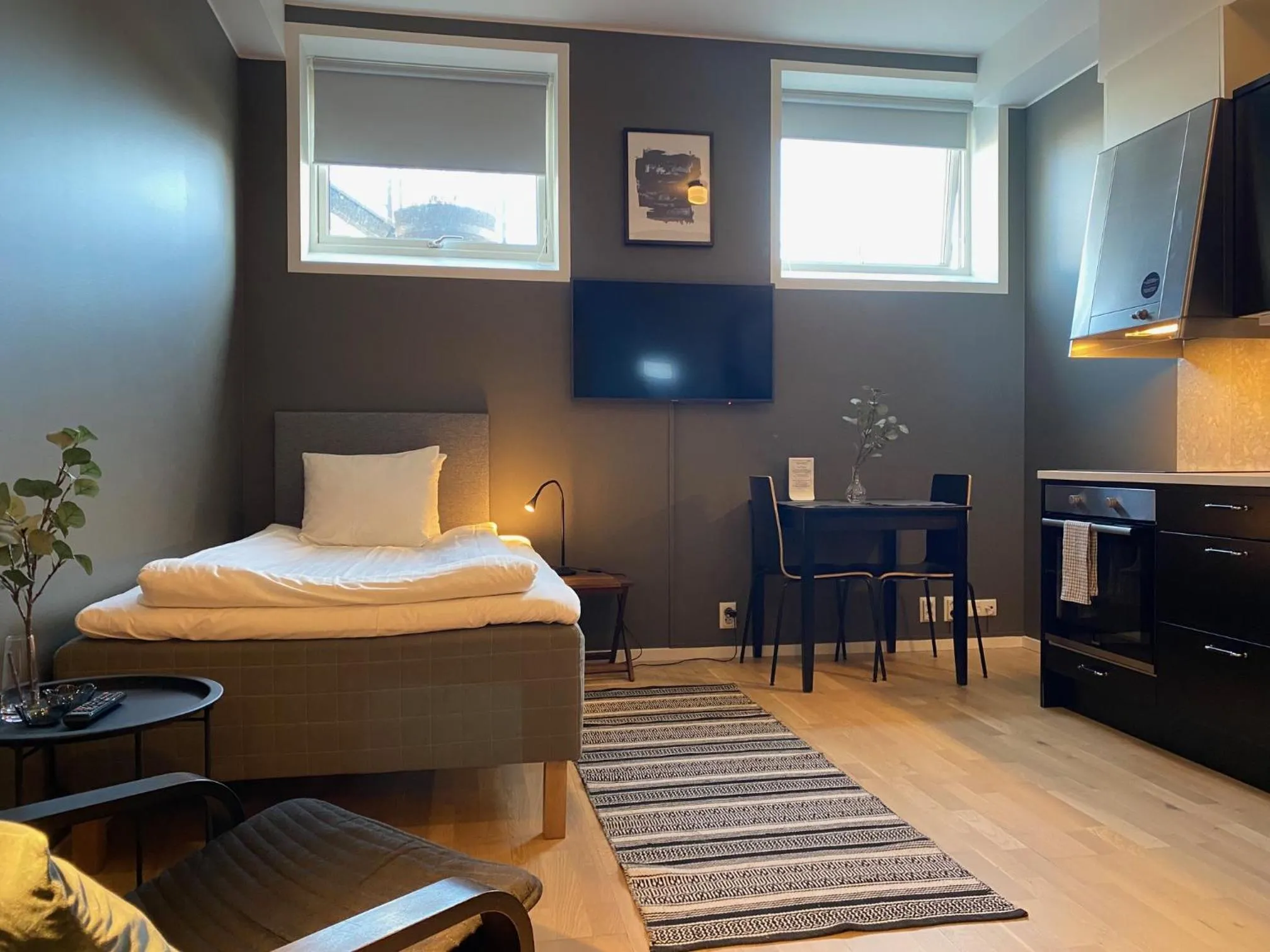 Bed in Magnolia House Norrviken