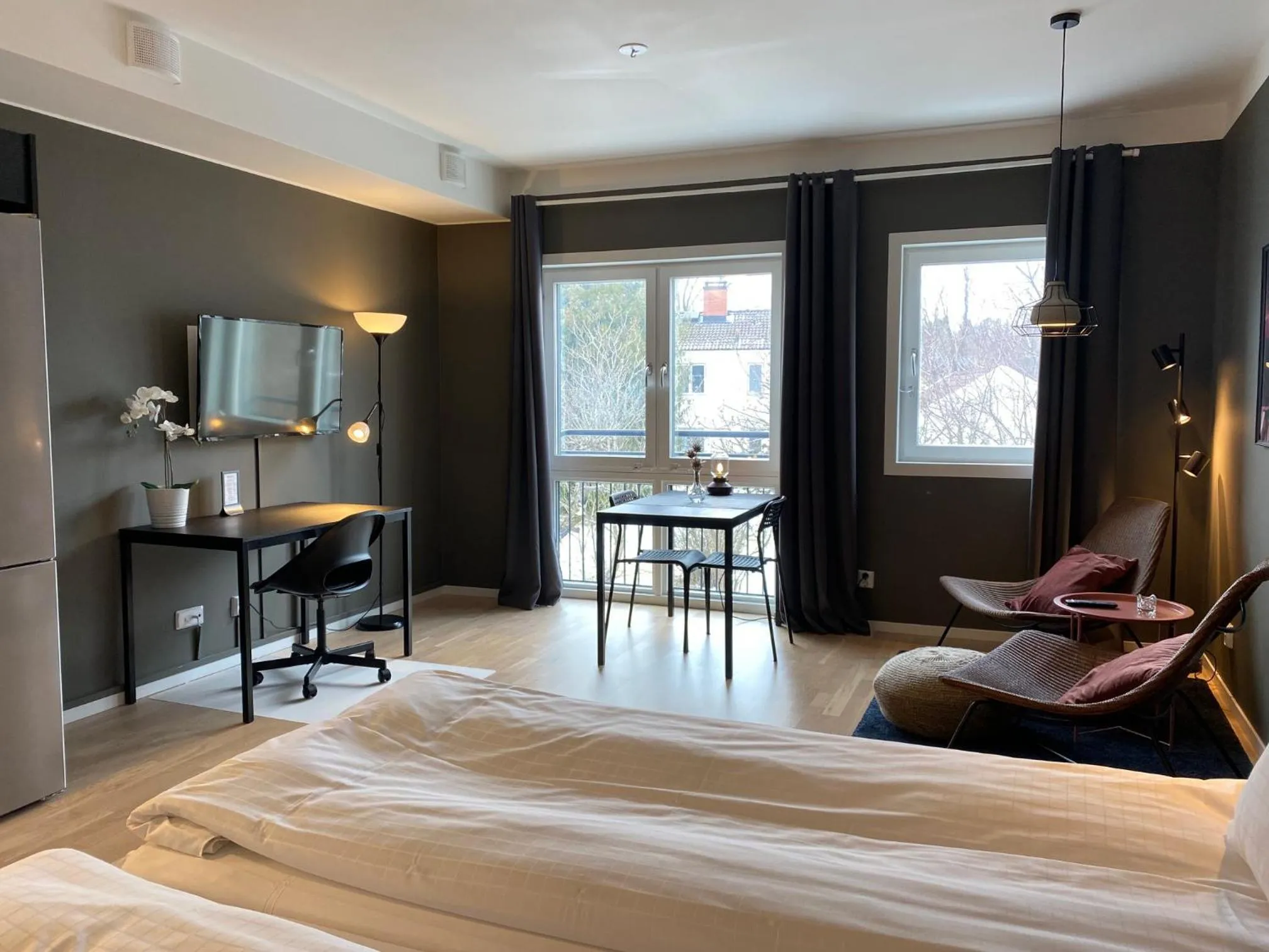 Bed in Magnolia House Norrviken