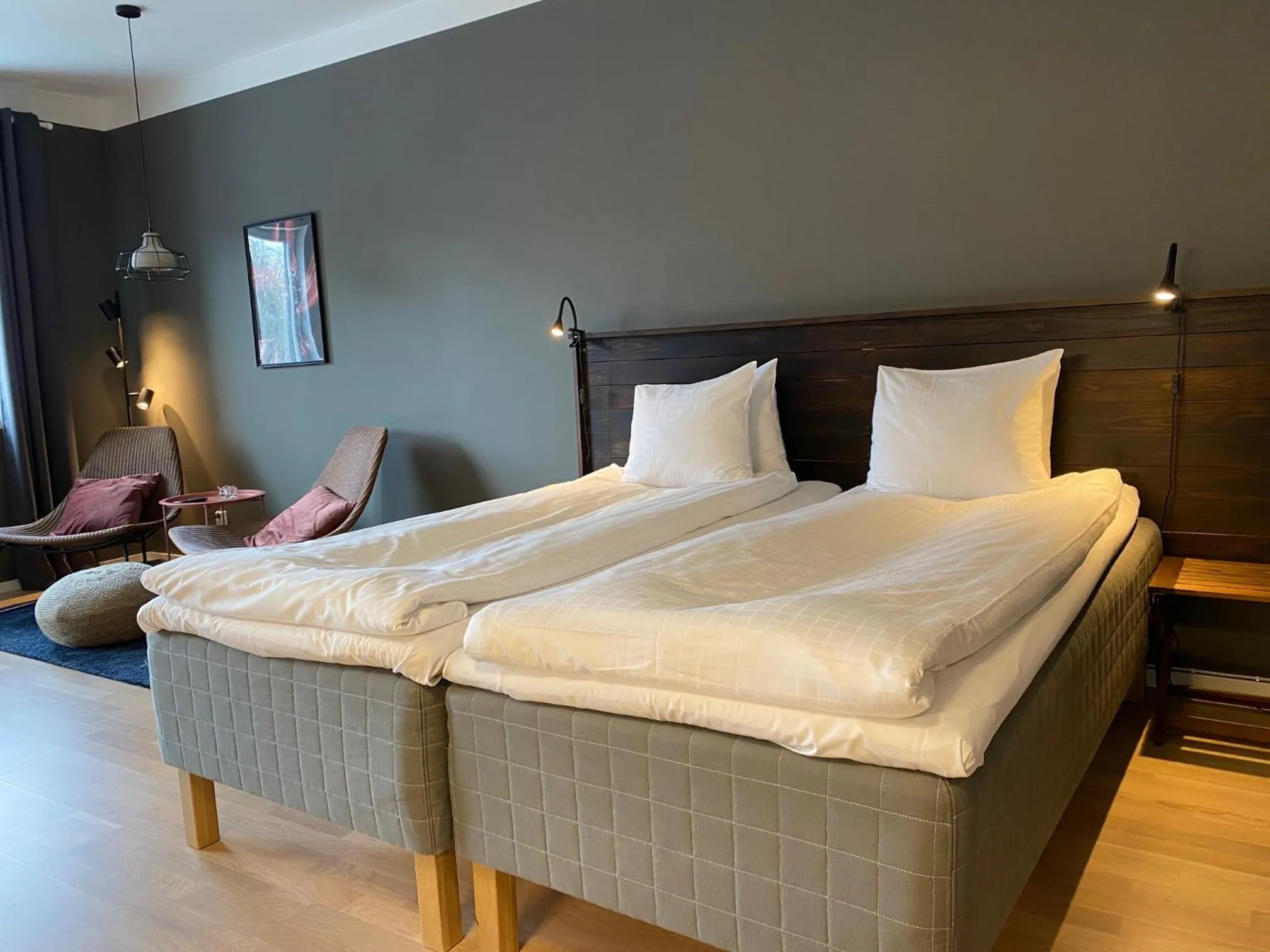 Bed in Magnolia House Norrviken