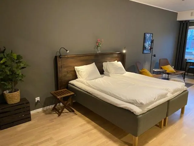 Bed in Magnolia House Norrviken