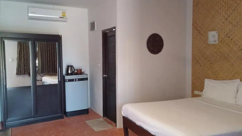 Bed in Bamboo Resort