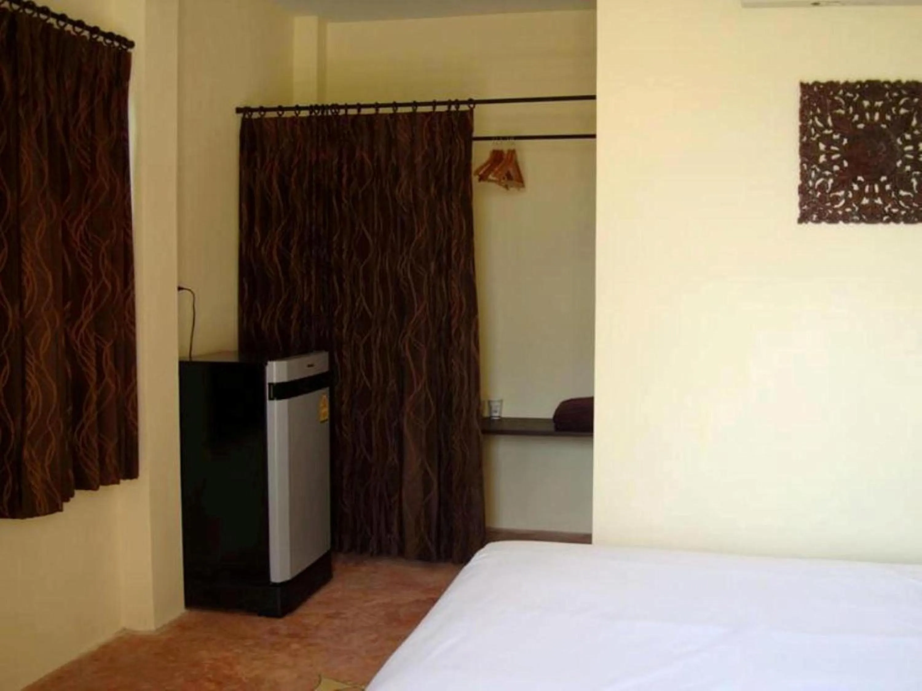 Bed in Bamboo Resort