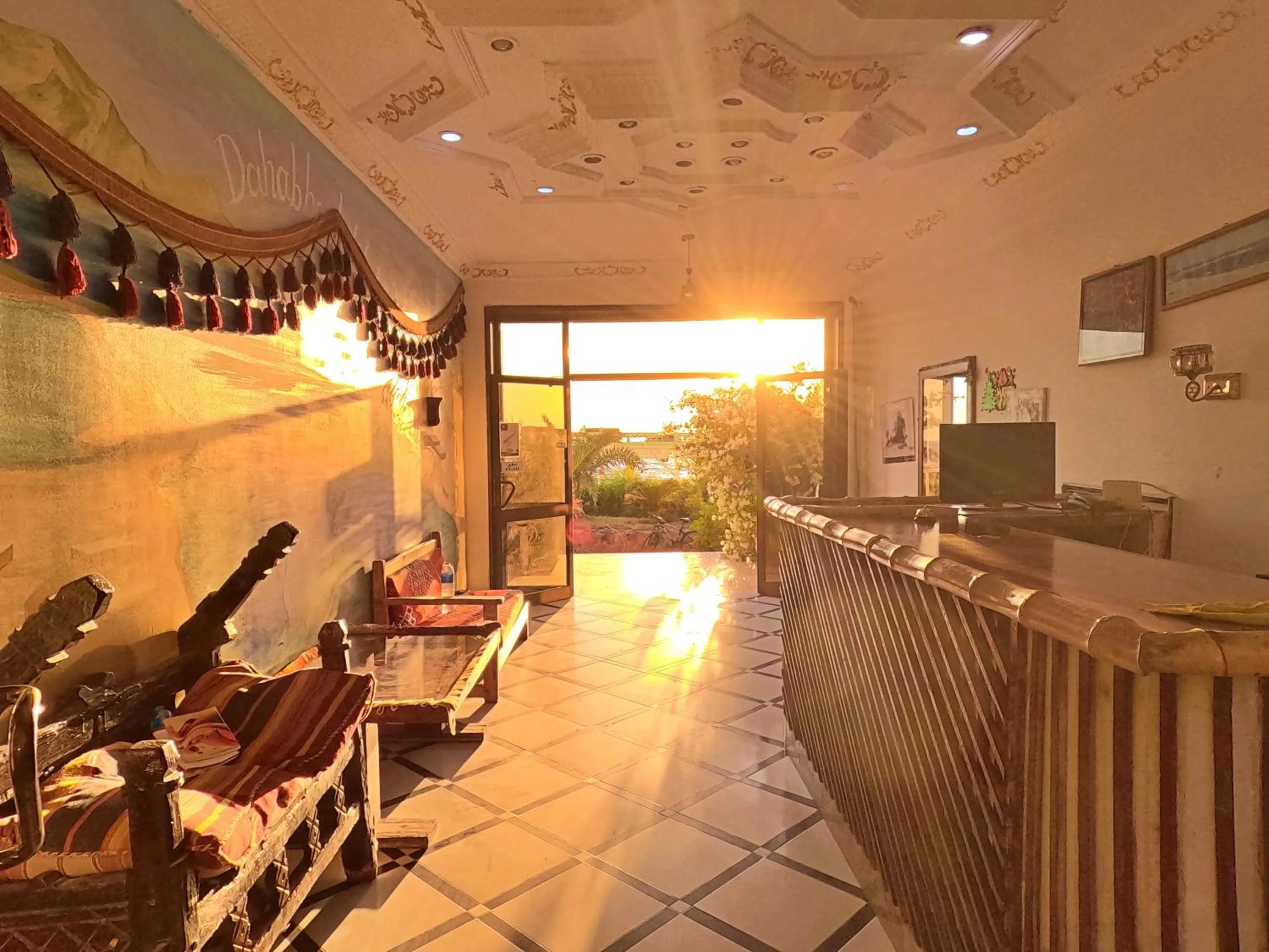 Facade/entrance in Dahab Bay hotel