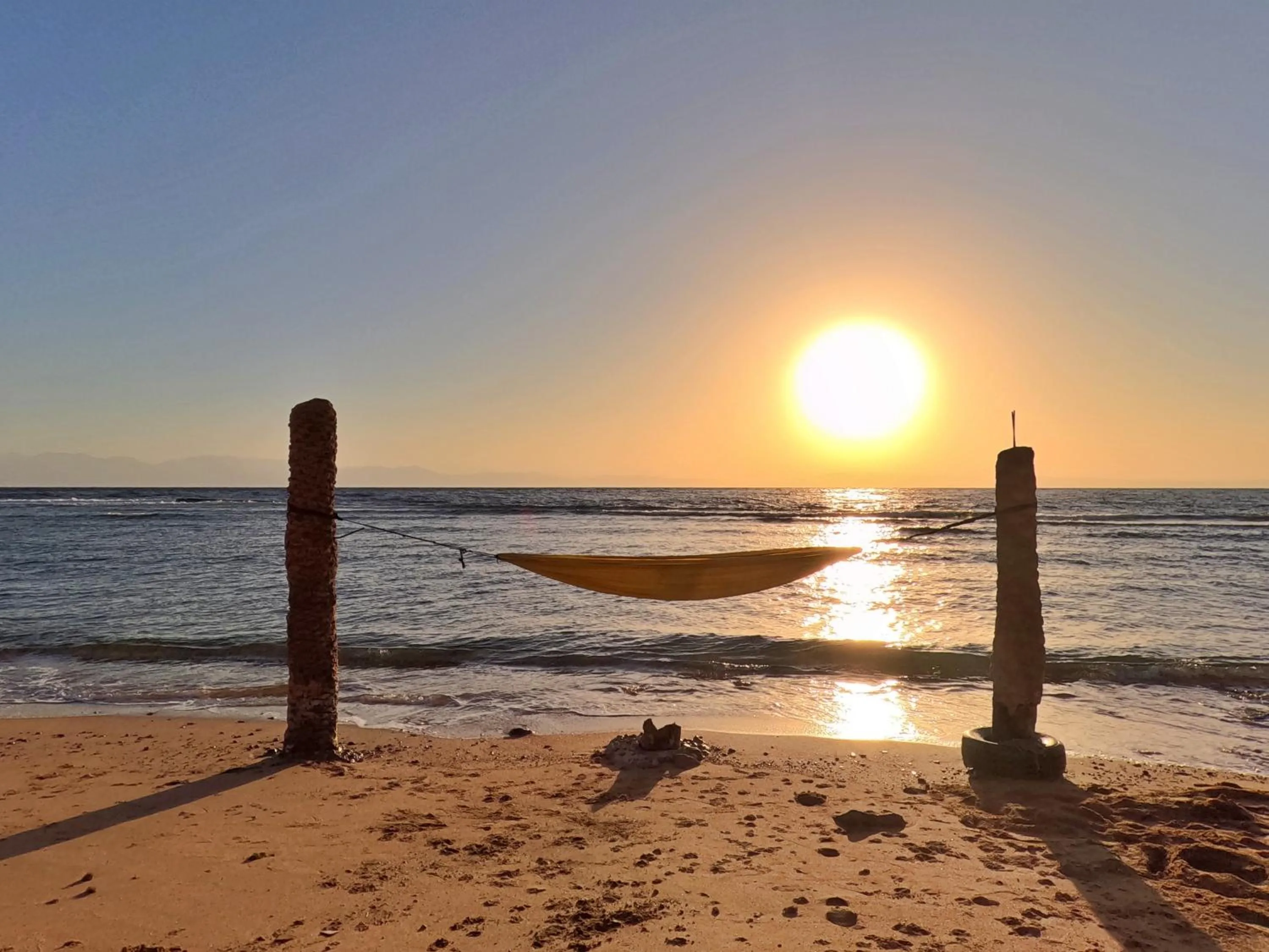 Beach in Dahab Bay hotel