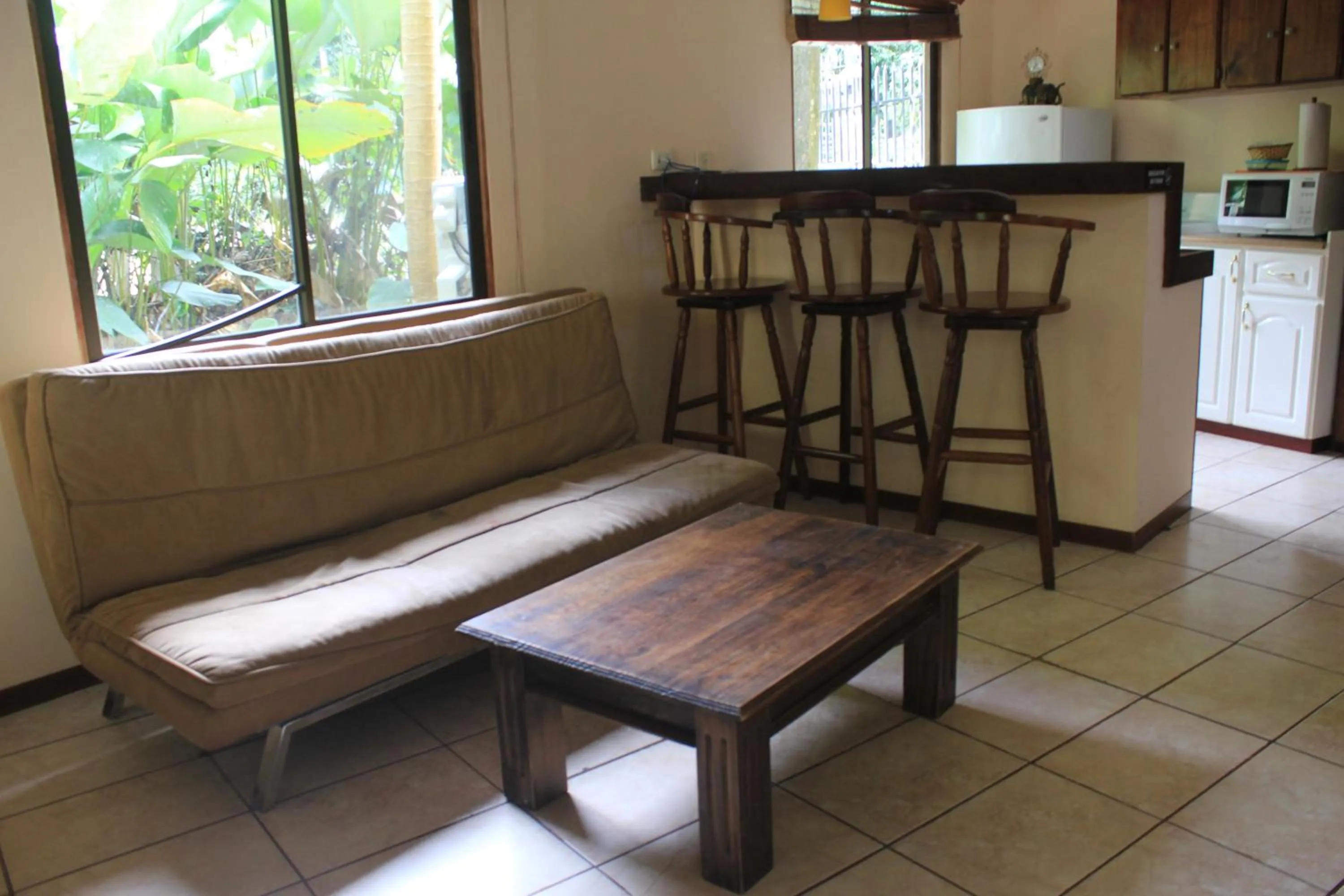 Seating area in La Posada Jungle Hotel