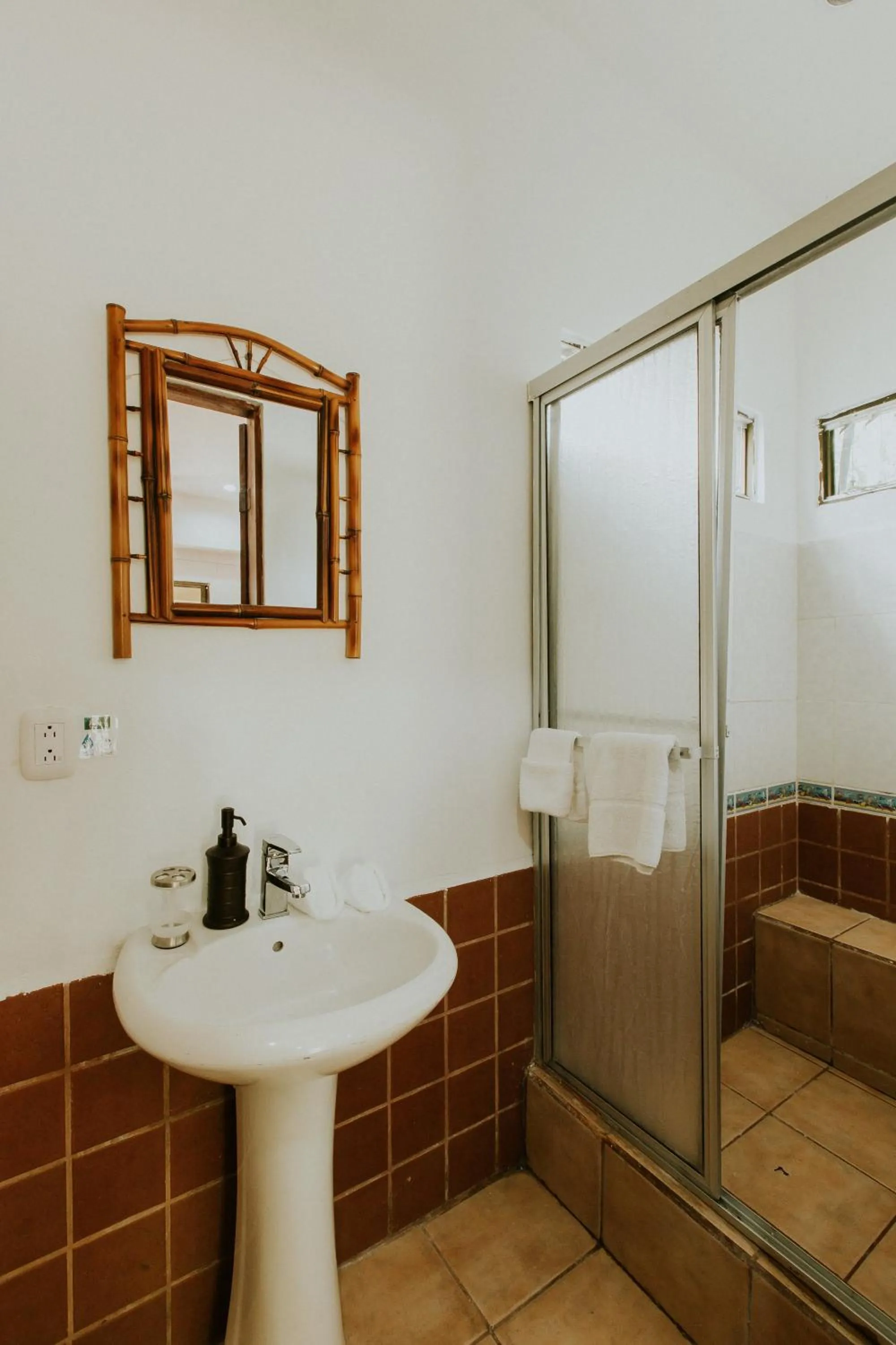 Bathroom in La Posada Jungle Hotel
