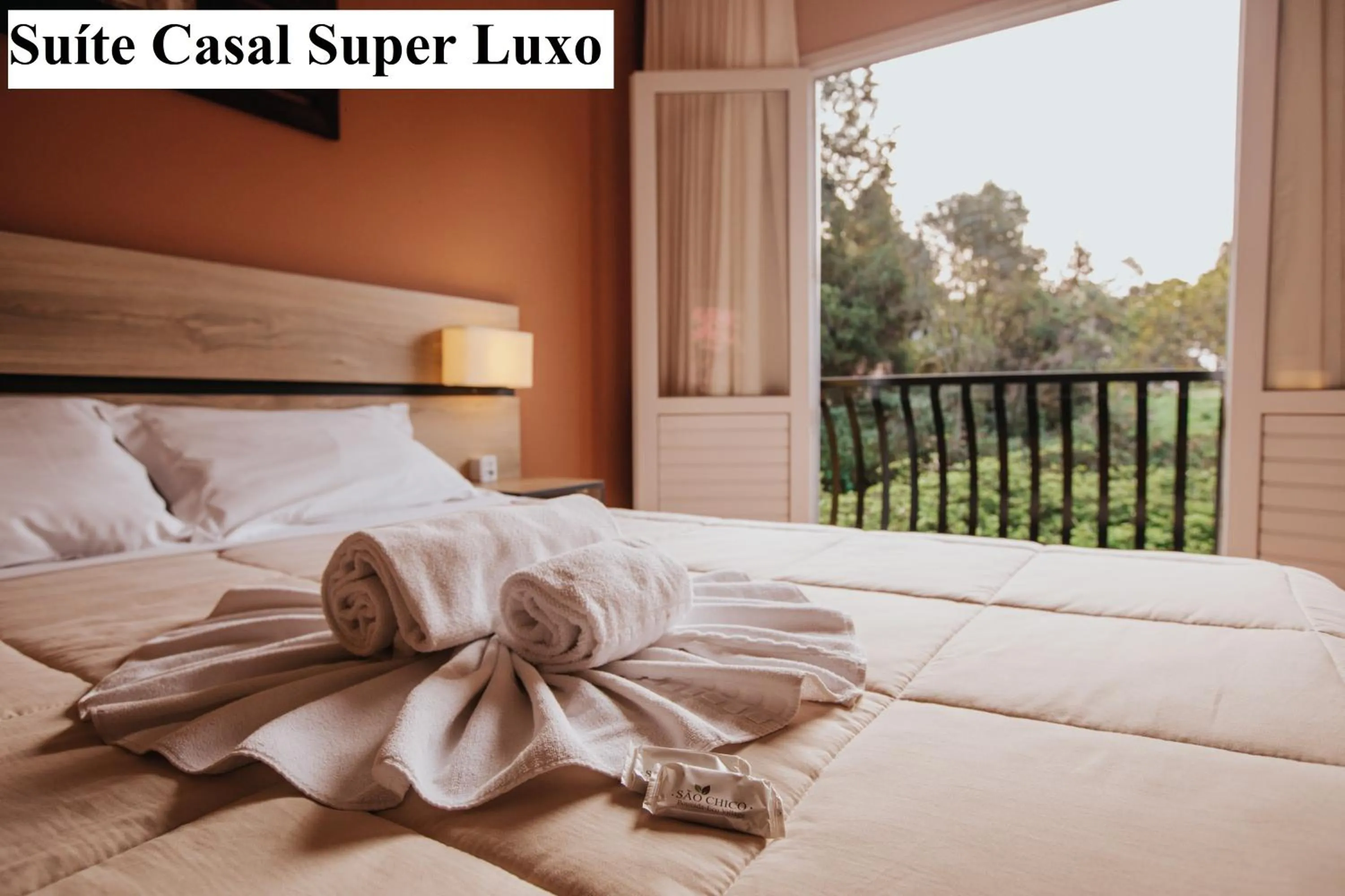 Bed in Pousada São Chico Eco Village