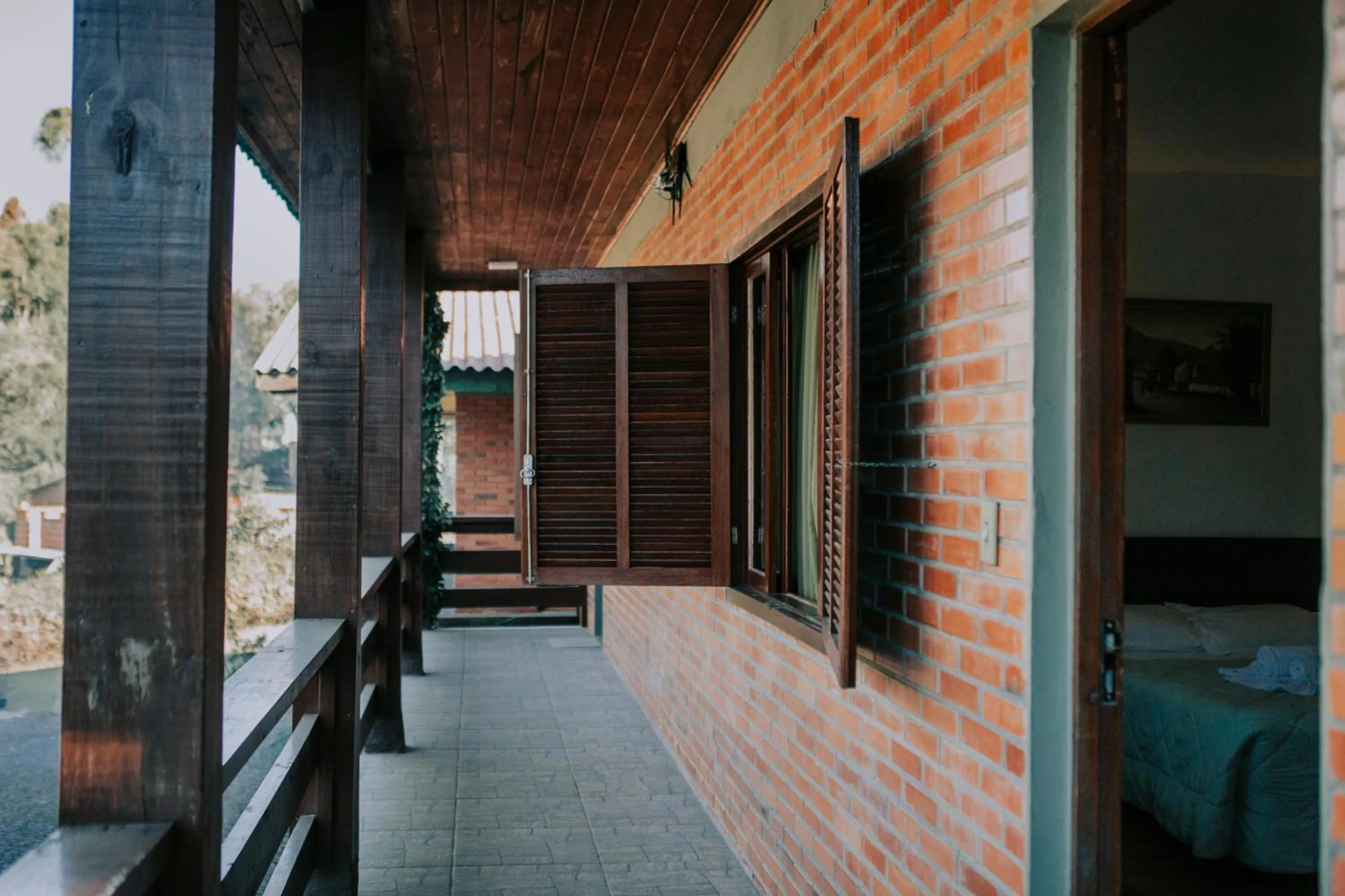 Balcony/Terrace in Pousada São Chico Eco Village