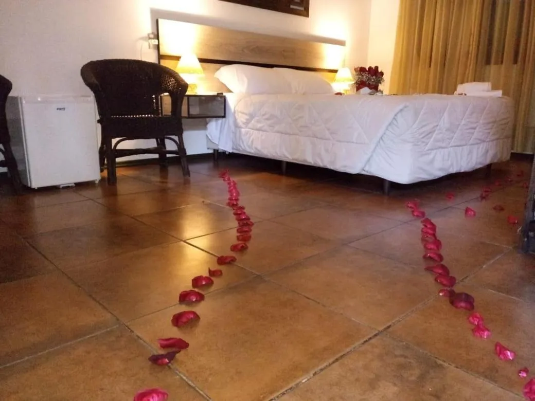 Bed in Pousada São Chico Eco Village