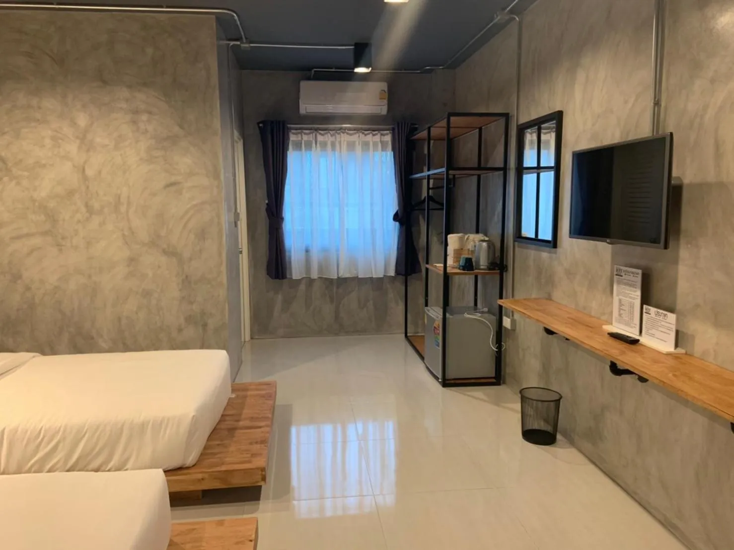 Bed in Loft Space Hotel