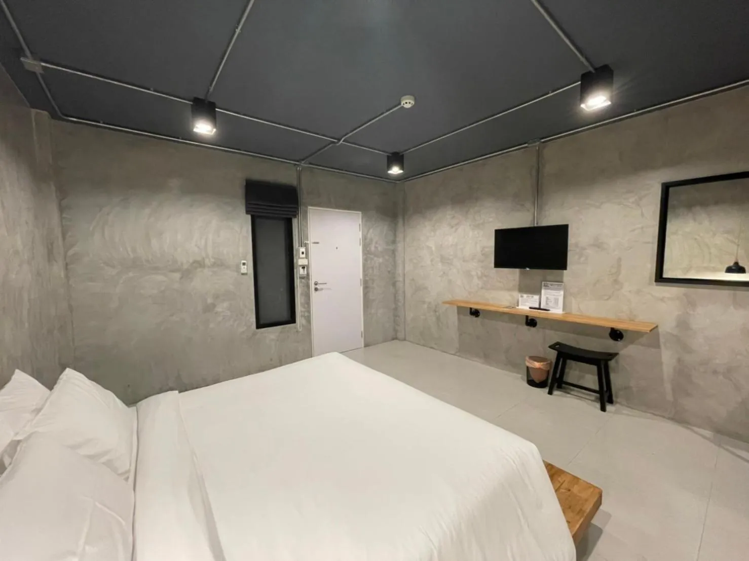 Bed in Loft Space Hotel