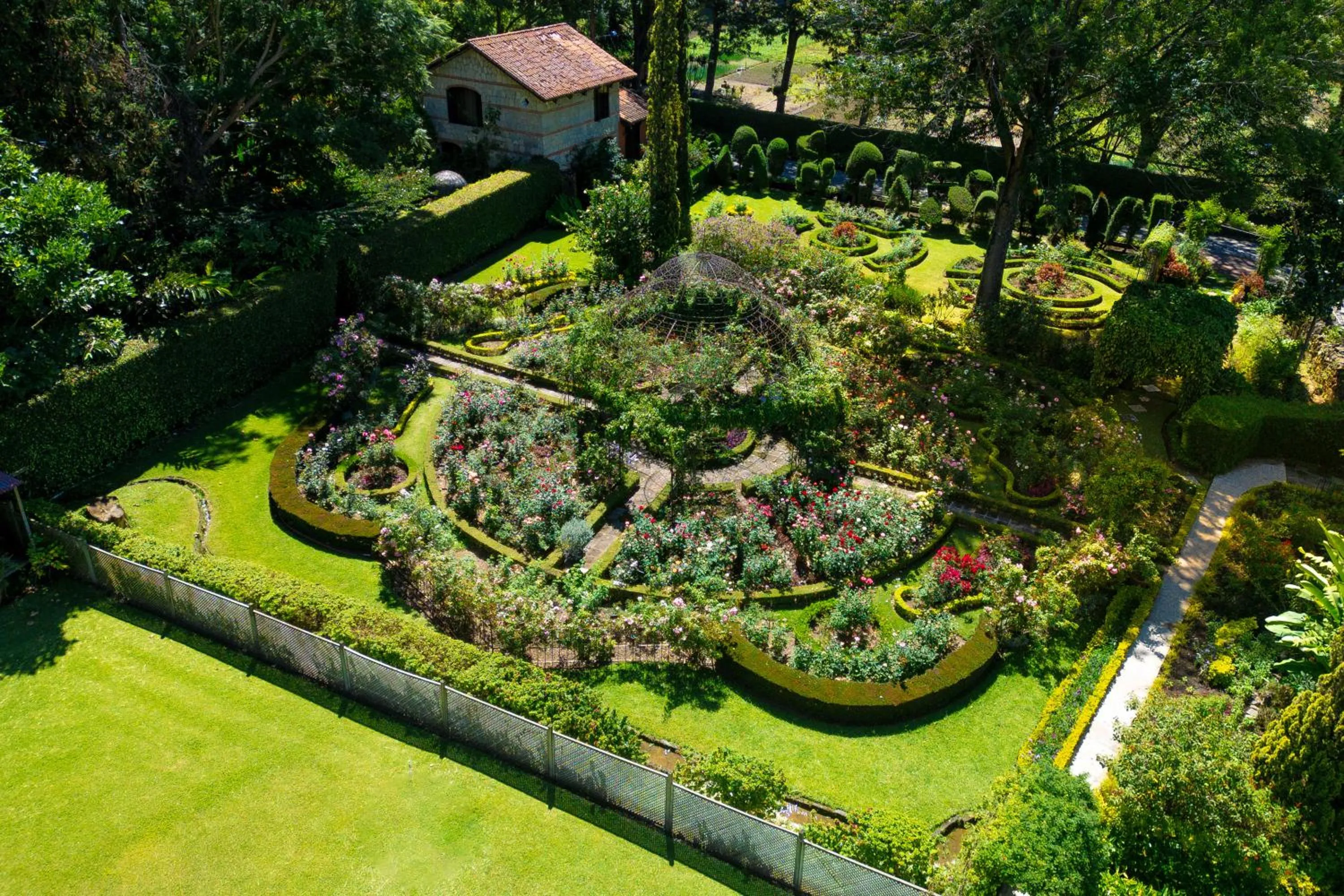 Garden in Hotel Atitlan