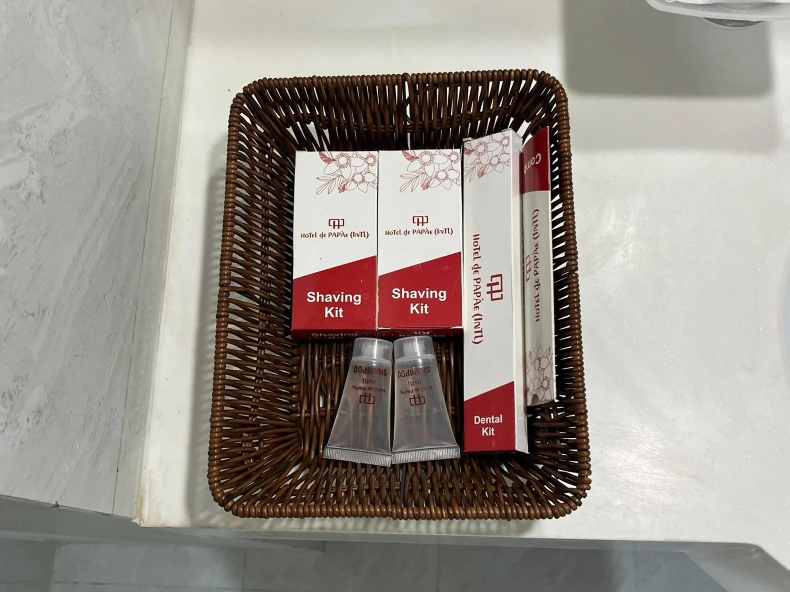 Bathroom in Hotel de Papae