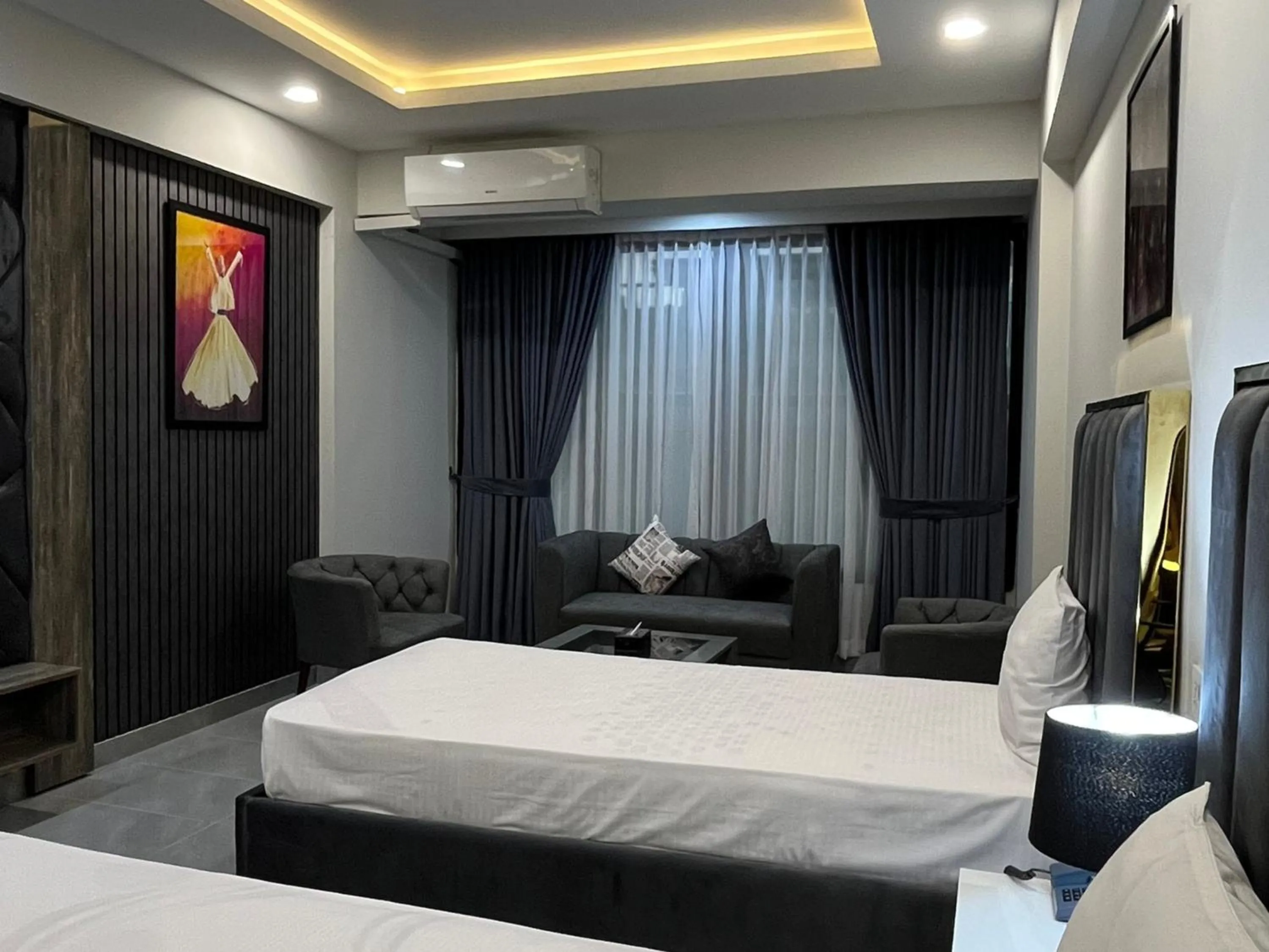 Bed in Hotel de Papae