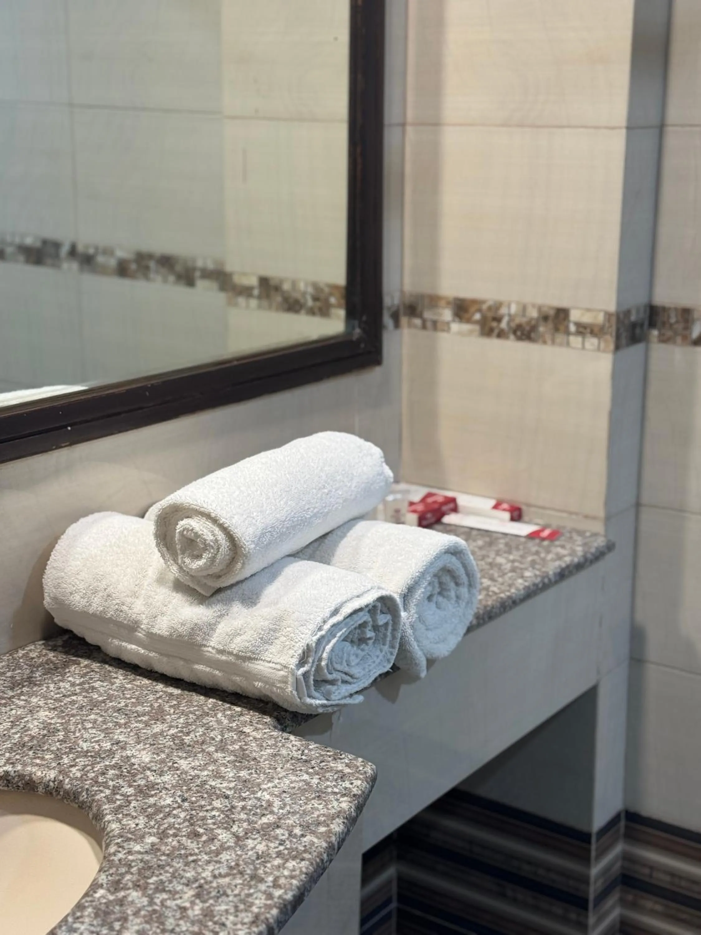 Bathroom in Hotel de Papae