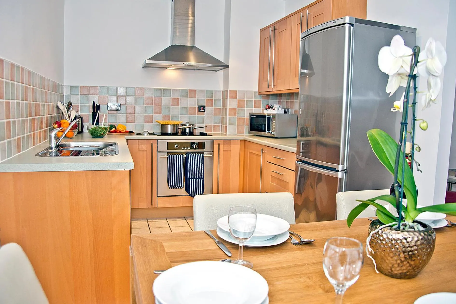 Kitchen or kitchenette in Base Serviced Apartments - Duke Street