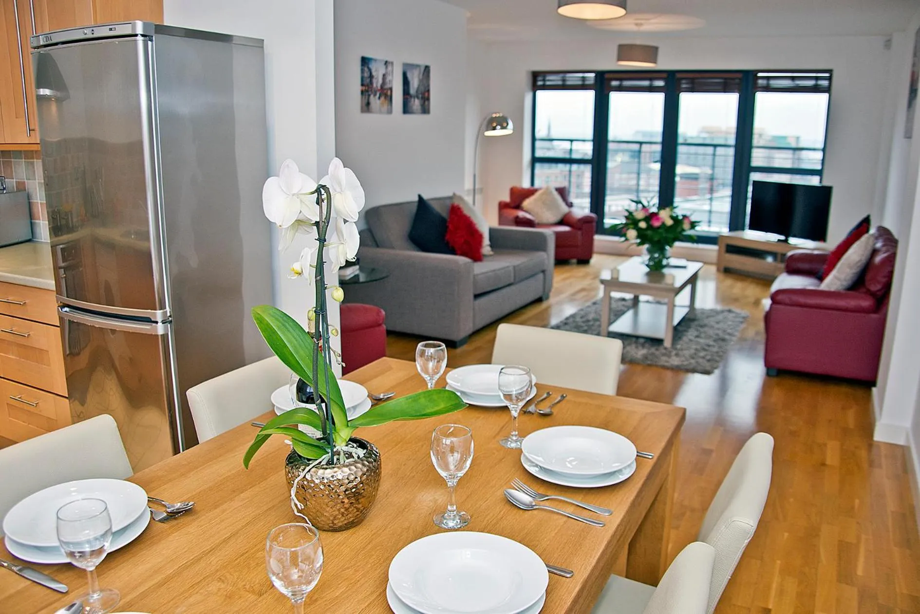 Kitchen or kitchenette in Base Serviced Apartments - Duke Street