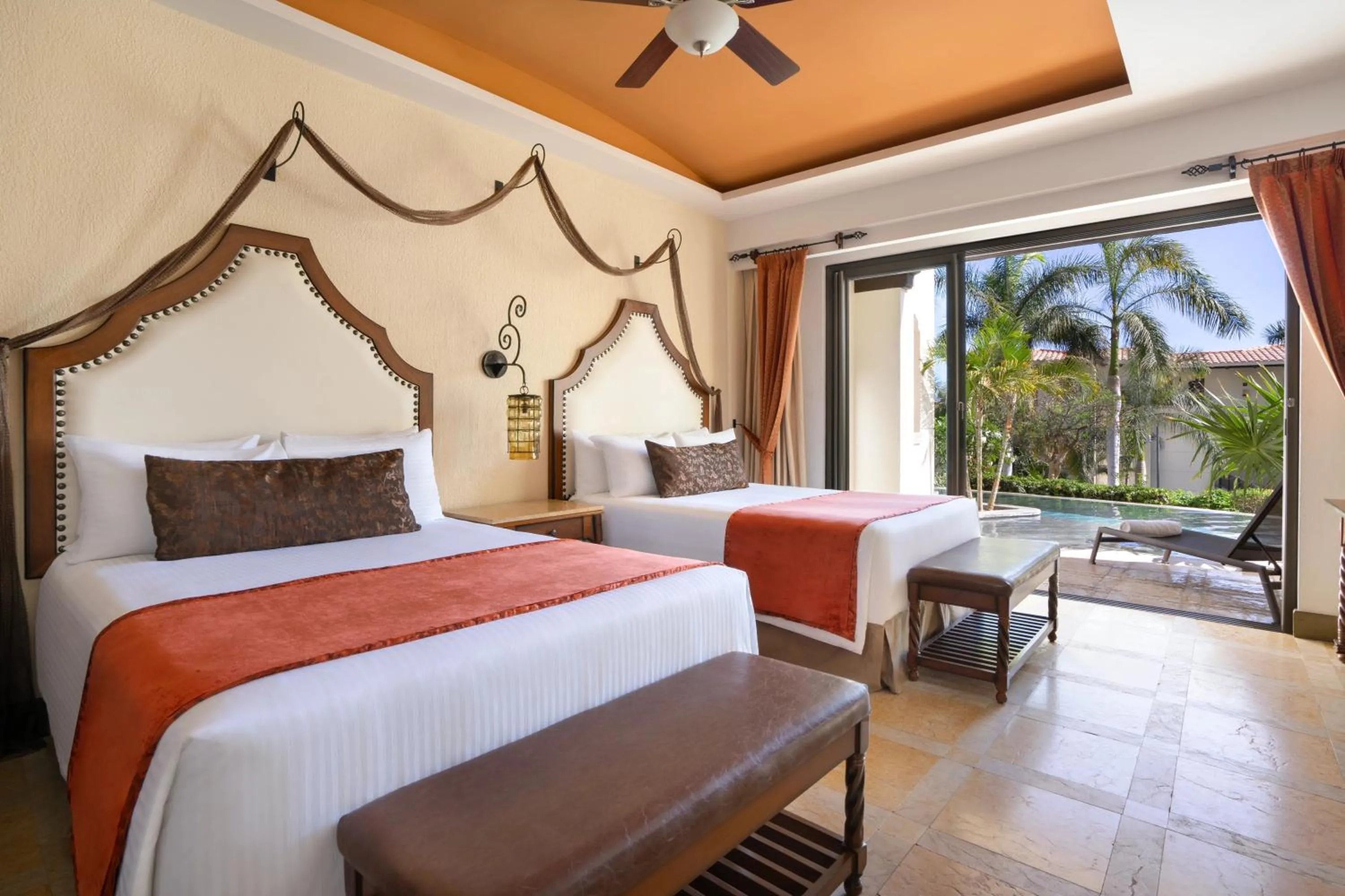View (from property/room), Bed in Secrets Puerto Los Cabos Golf & Spa18+