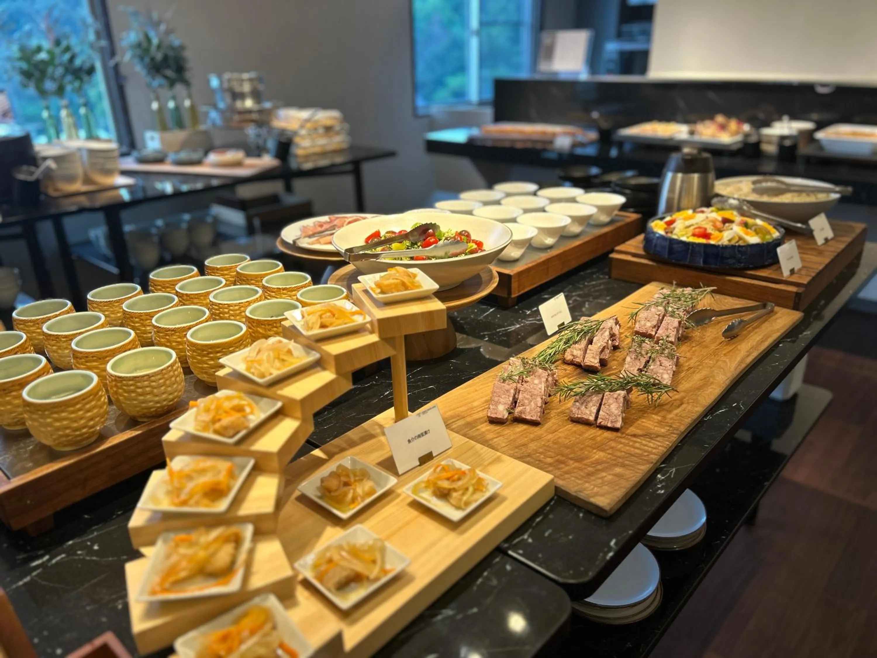 Buffet breakfast in Niseko Grand Hotel