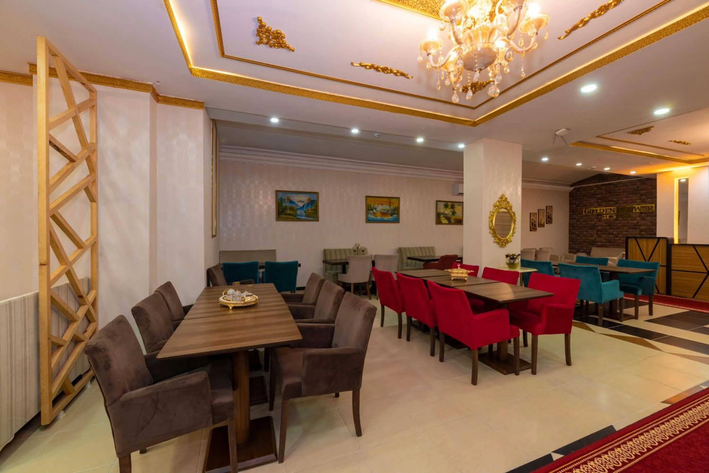 Seating area in Golden Flower Pansiyon