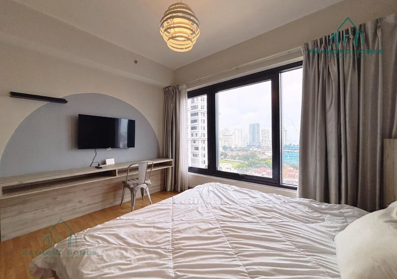 Bed in Georgetown Tropicana 218 Apartment