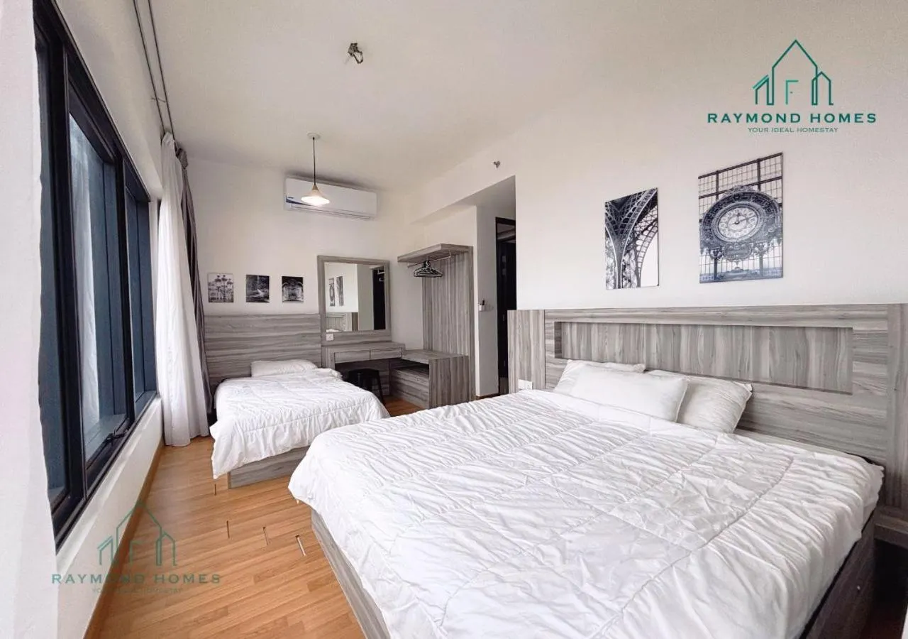 Bed in Georgetown Tropicana 218 Apartment