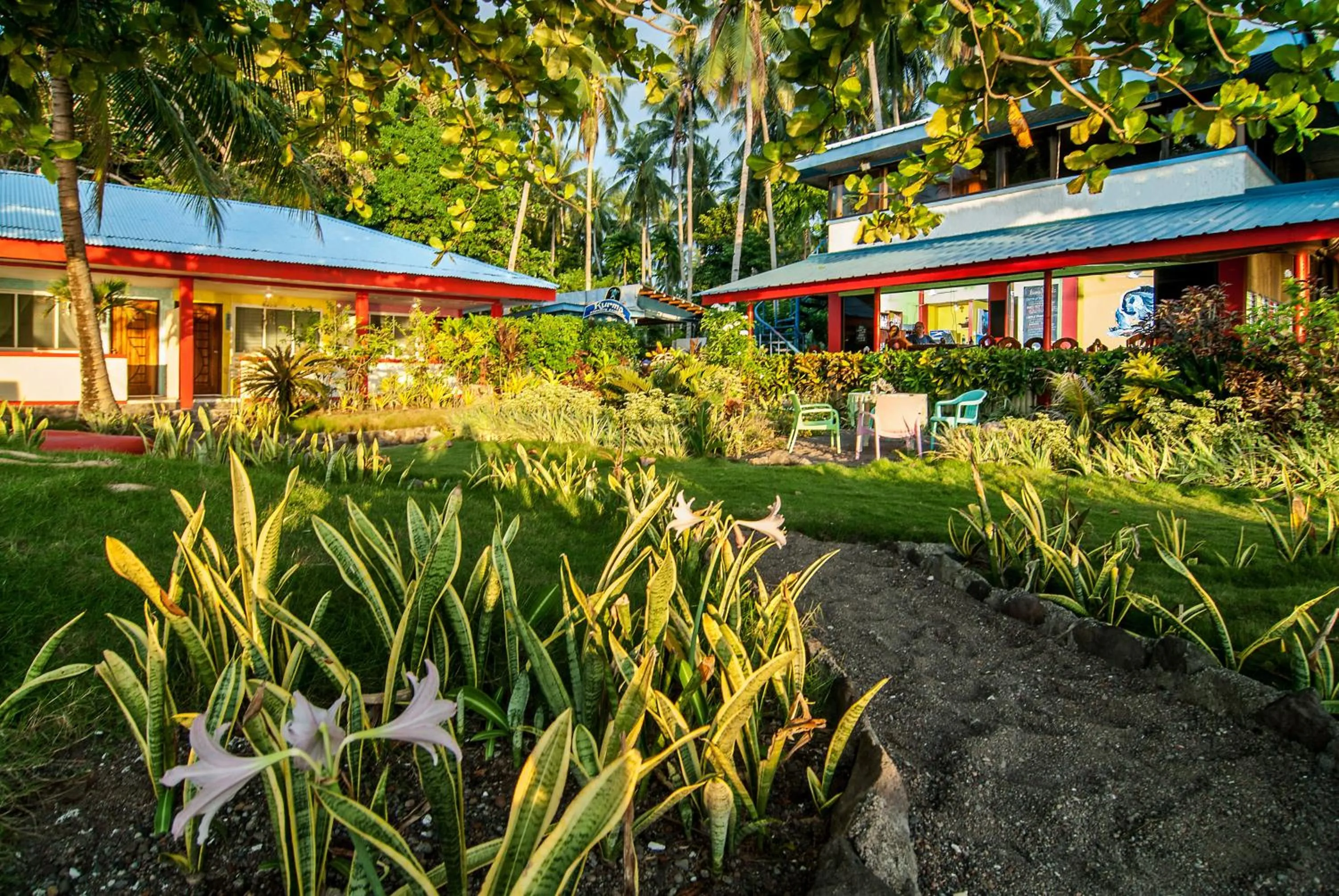Garden in Kurma Eco Beach Lodge