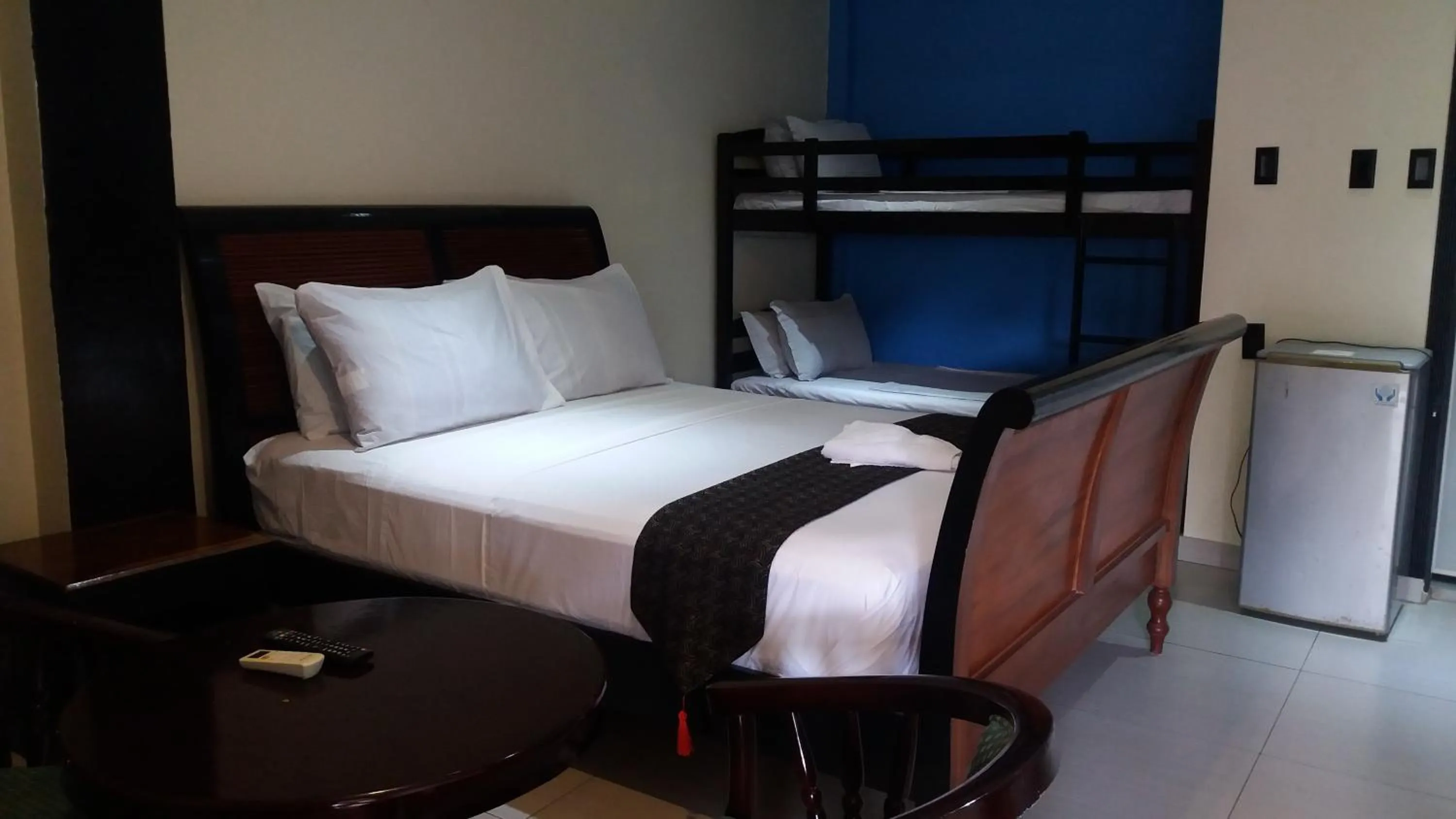 Bed in Kurma Eco Beach Lodge