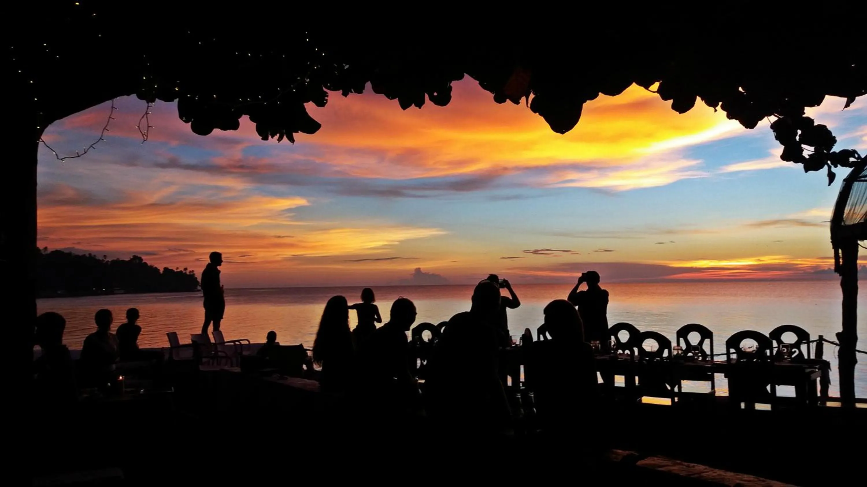 Sunset in Kurma Eco Beach Lodge