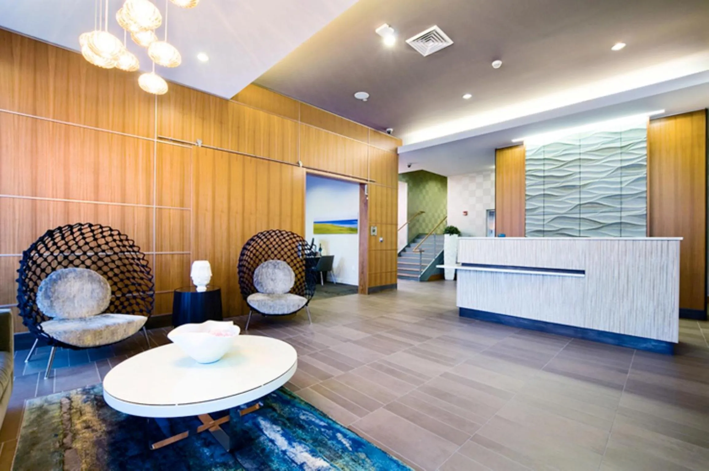 Lobby or reception in Global Luxury Suites East Boston