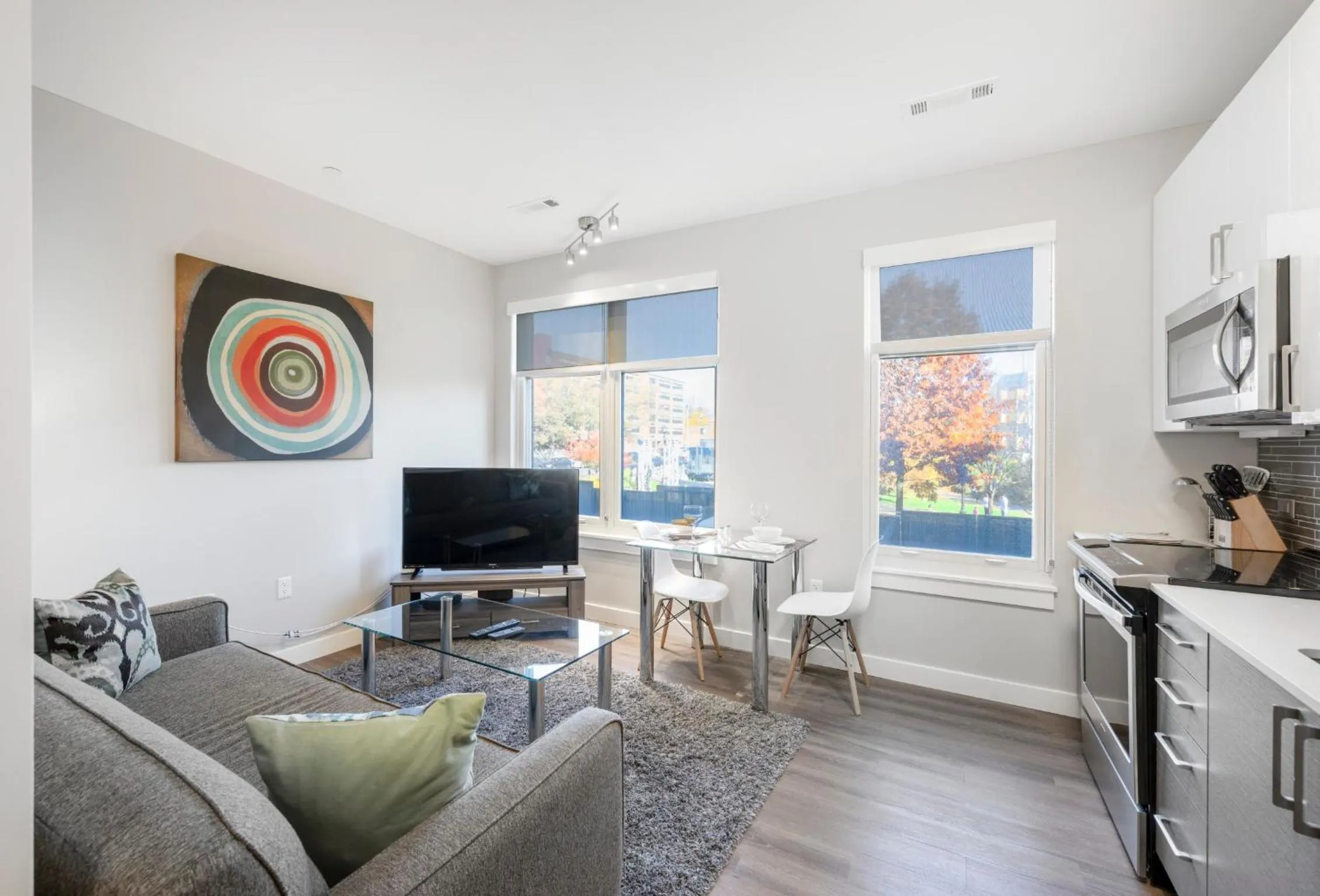 TV and multimedia in Global Luxury Suites East Boston