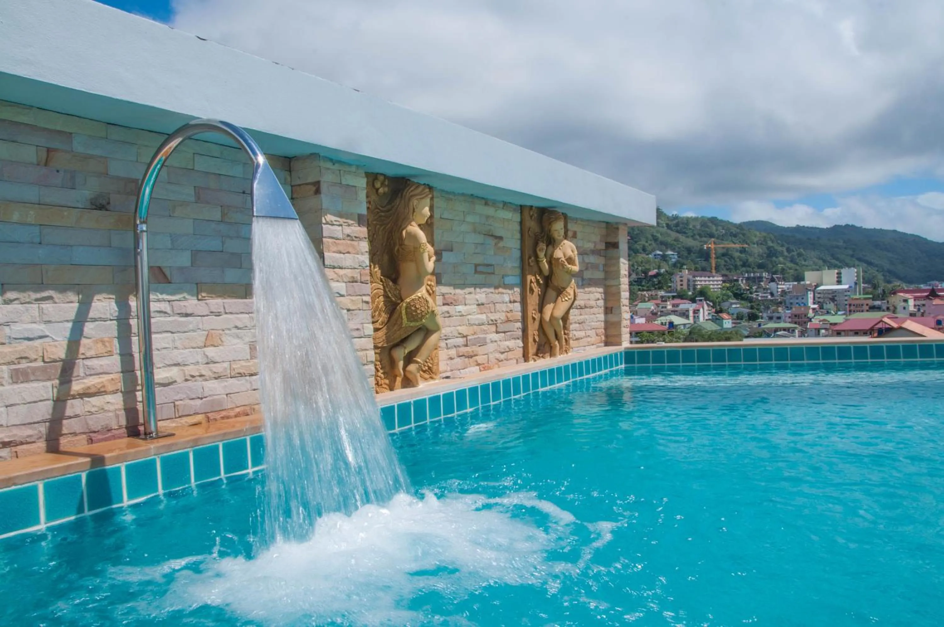 Swimming pool in Patong Mansion - SHA Certified