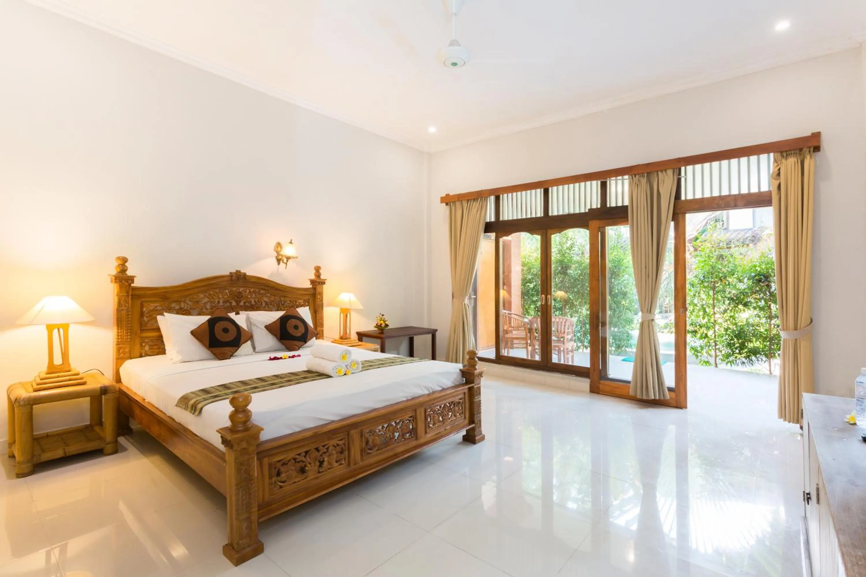 Bedroom, Bed in Rahayu Suites Monkey Forest Ubud
