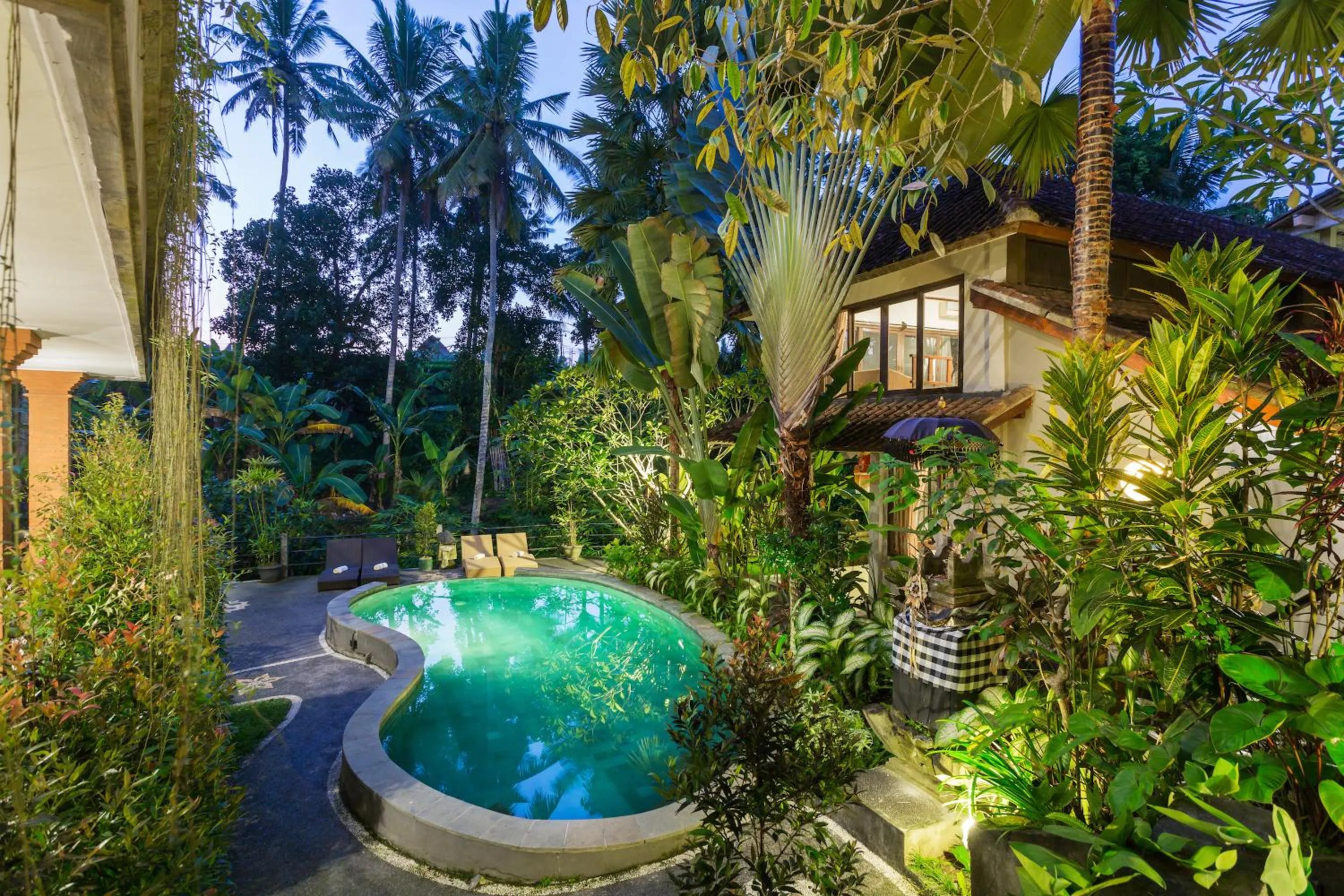Swimming pool in Rahayu Suites Monkey Forest Ubud