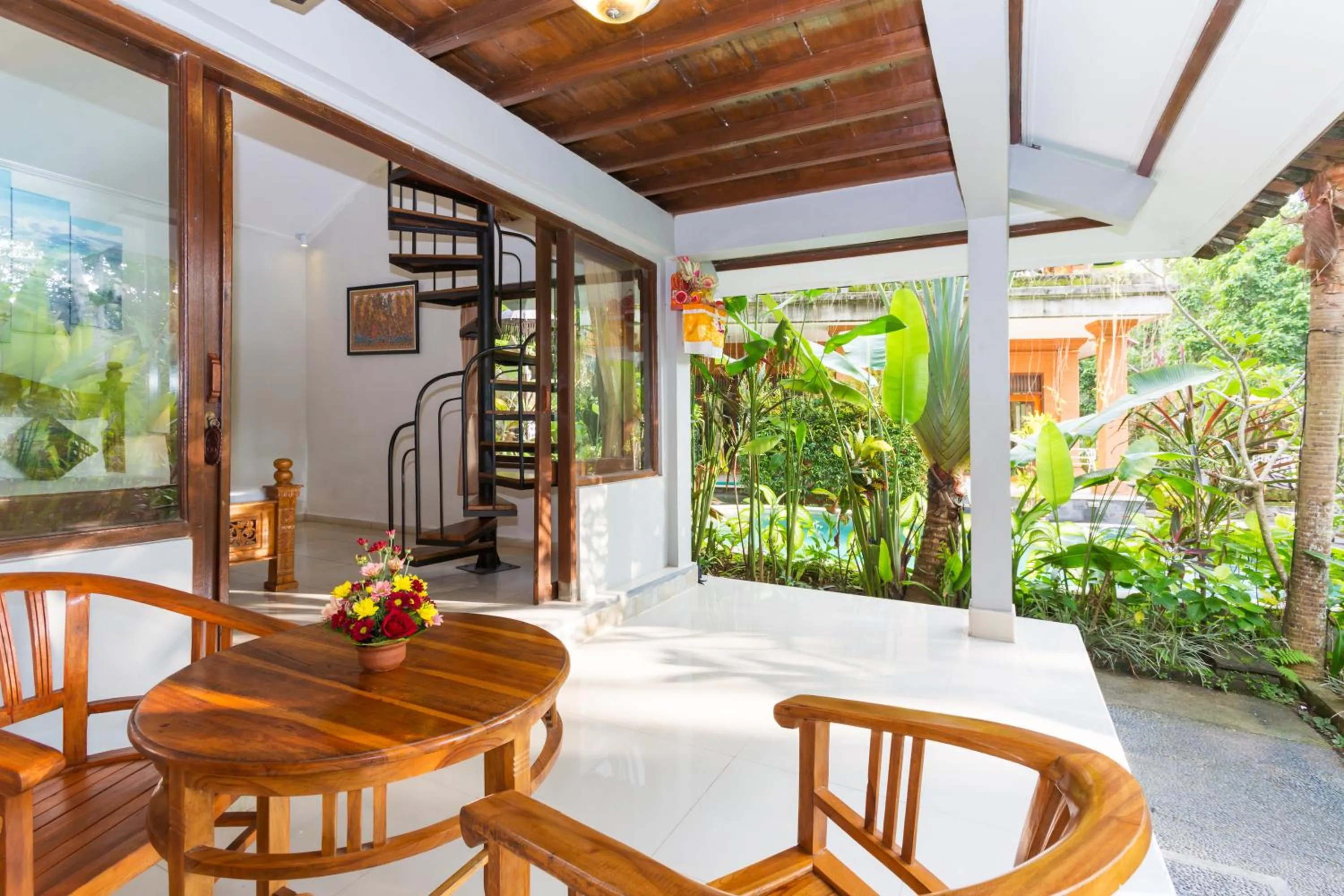 Balcony/Terrace in Rahayu Suites Monkey Forest Ubud