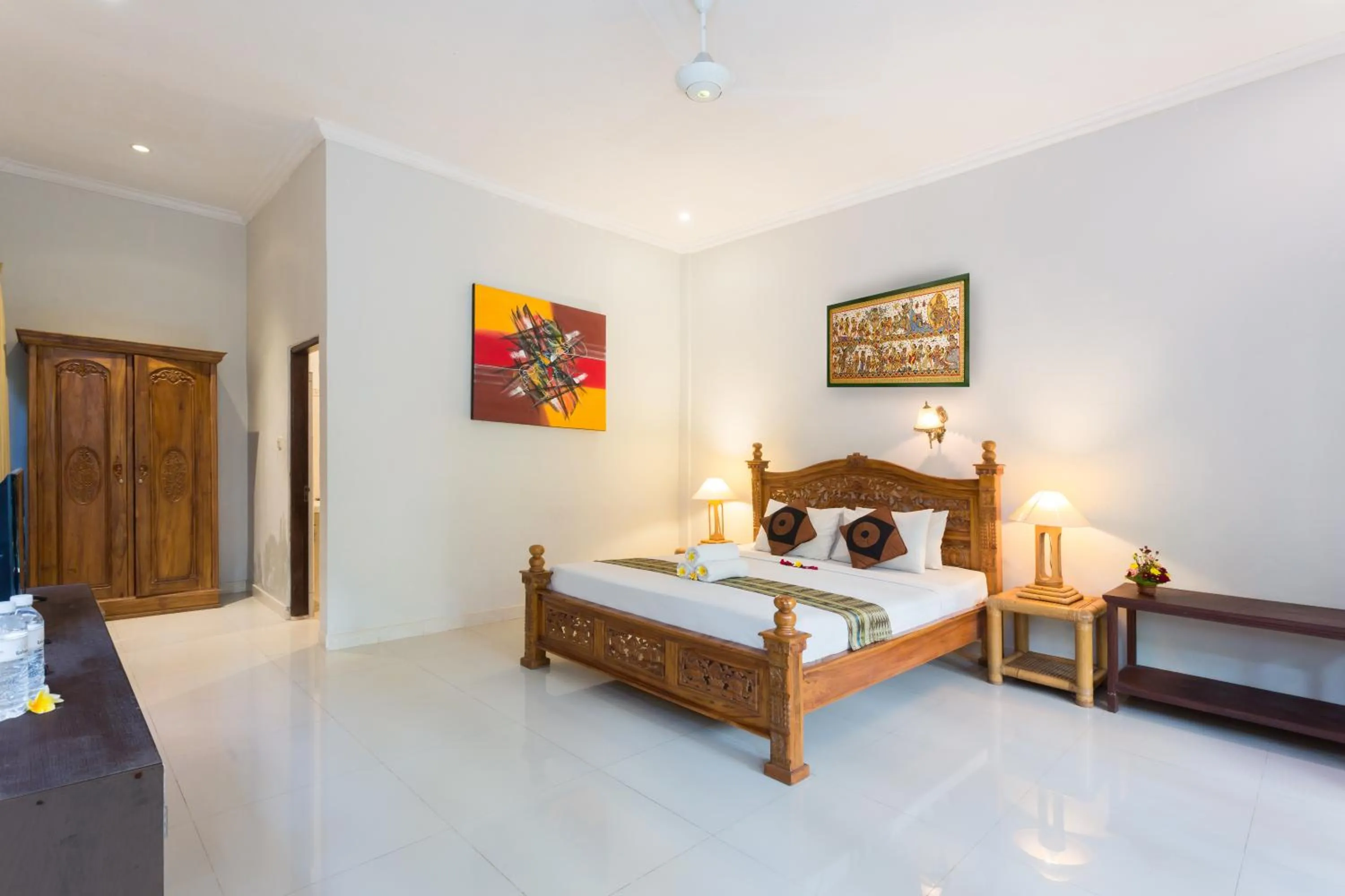 Bedroom, Bed in Rahayu Suites Monkey Forest Ubud