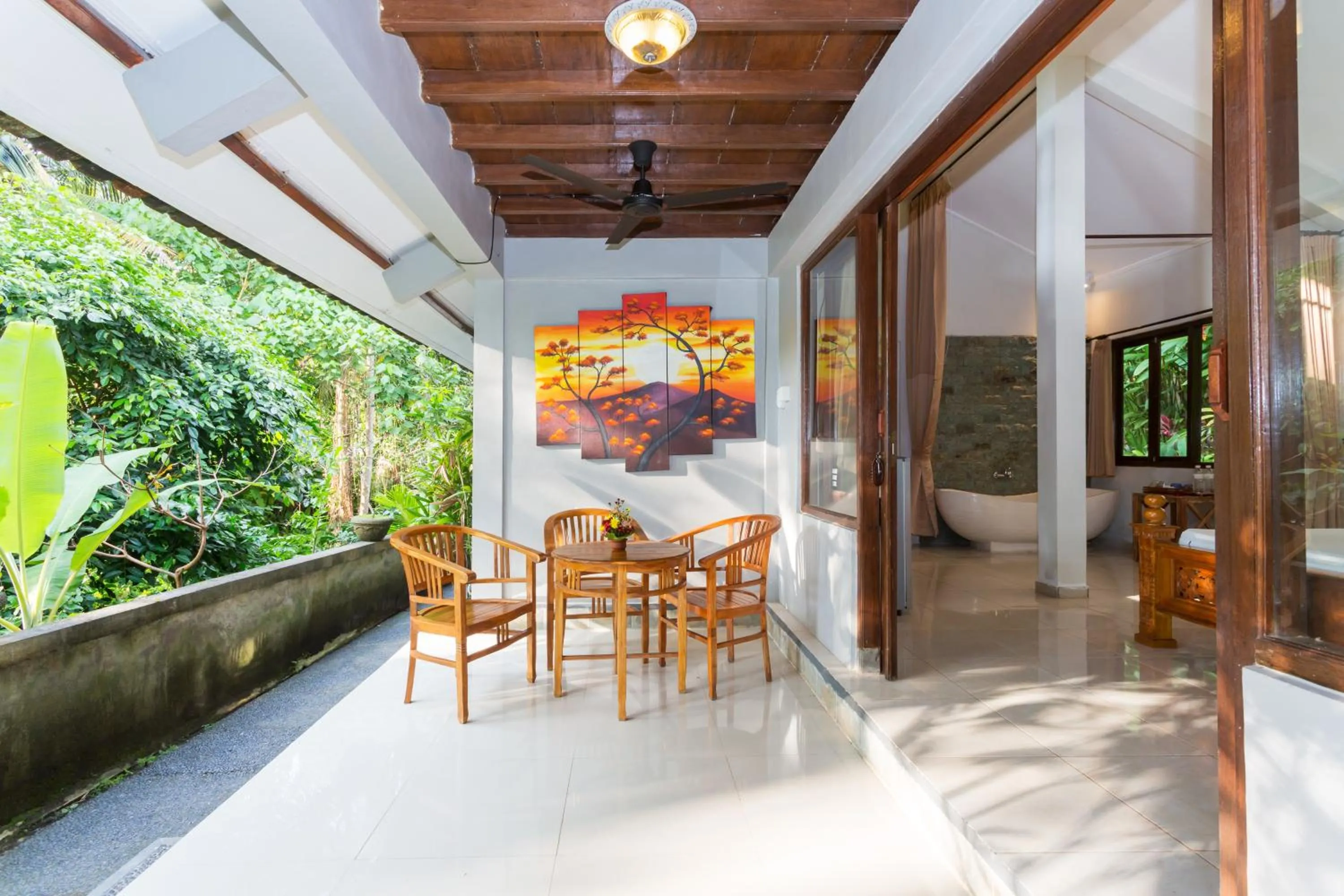 Balcony/Terrace in Rahayu Suites Monkey Forest Ubud